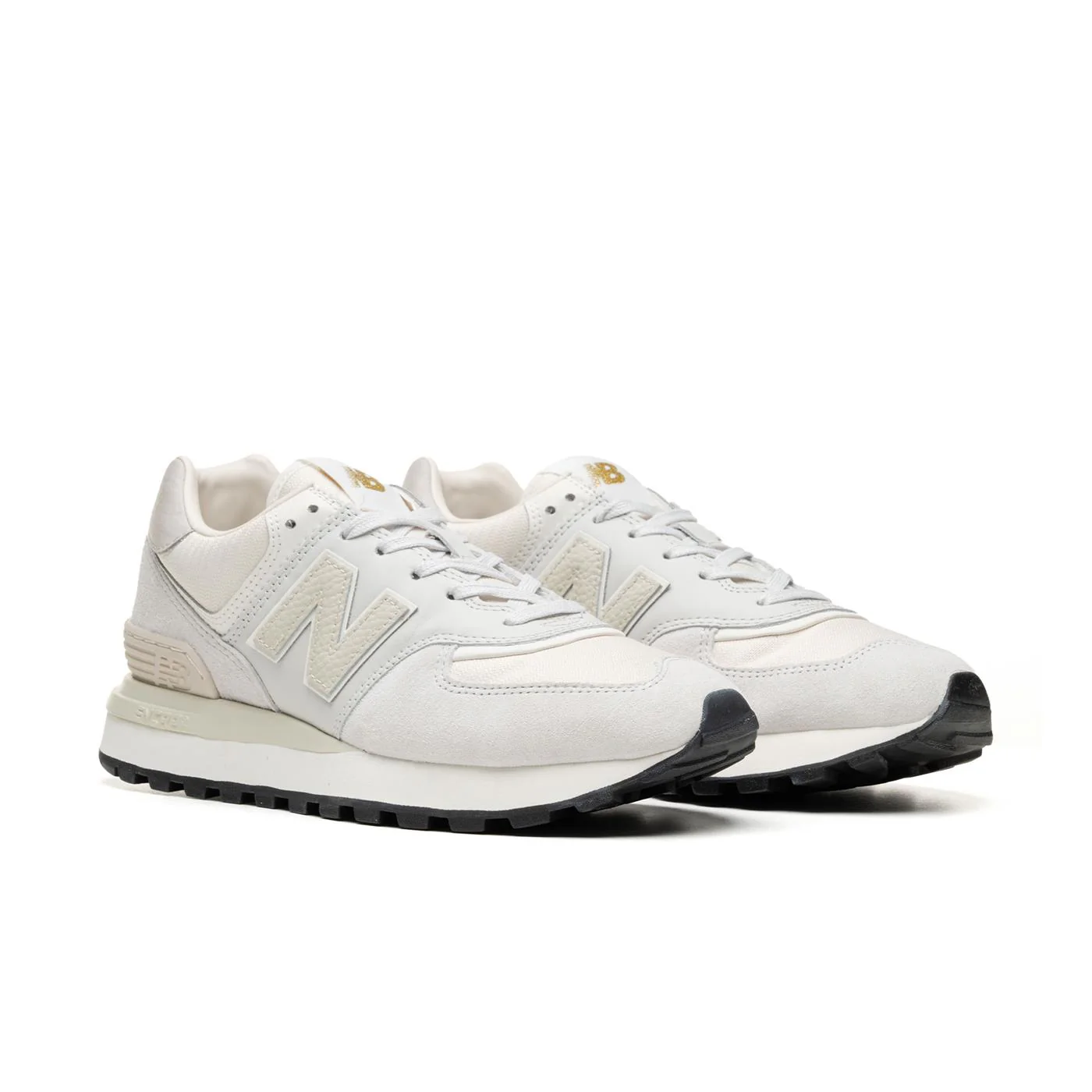 New Balance 574 White/Grey - Image 3
