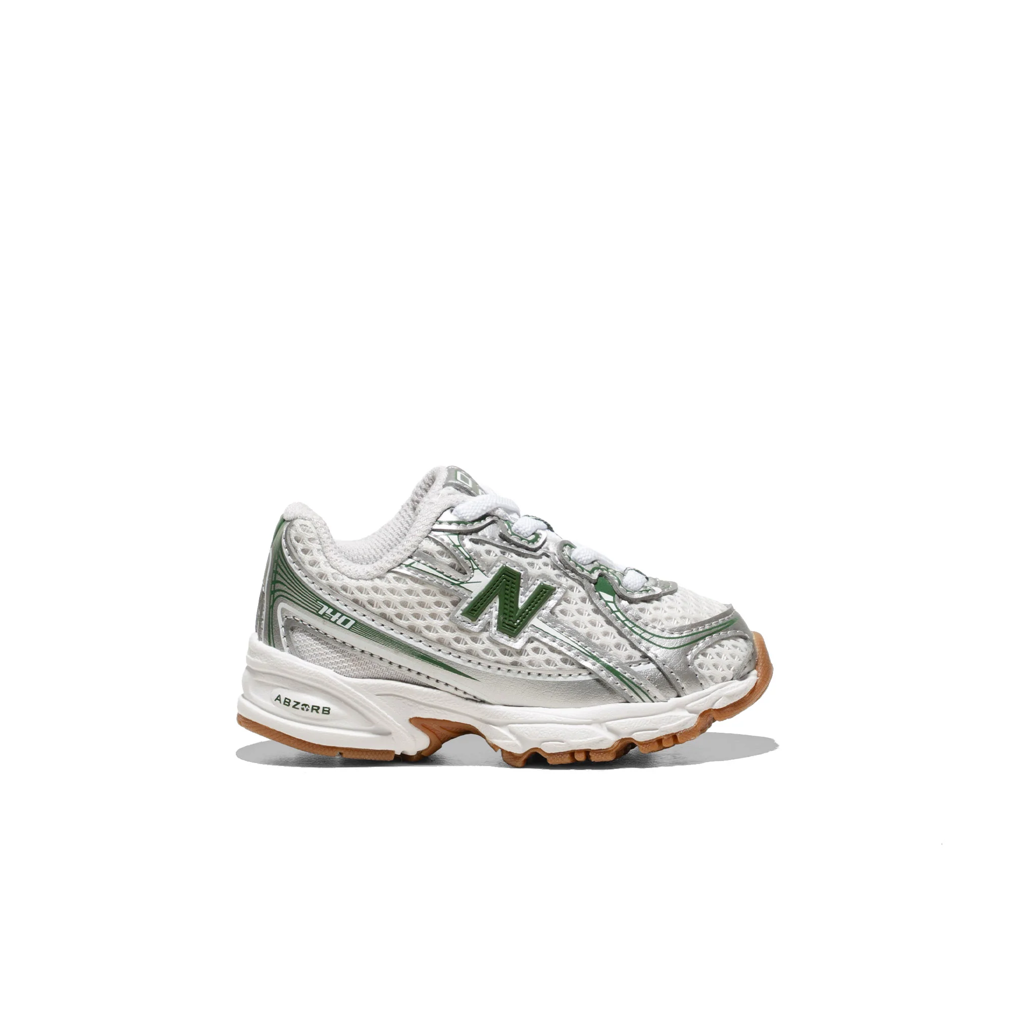 New Balance 740 Silver Metallic/Dark Alpine Green