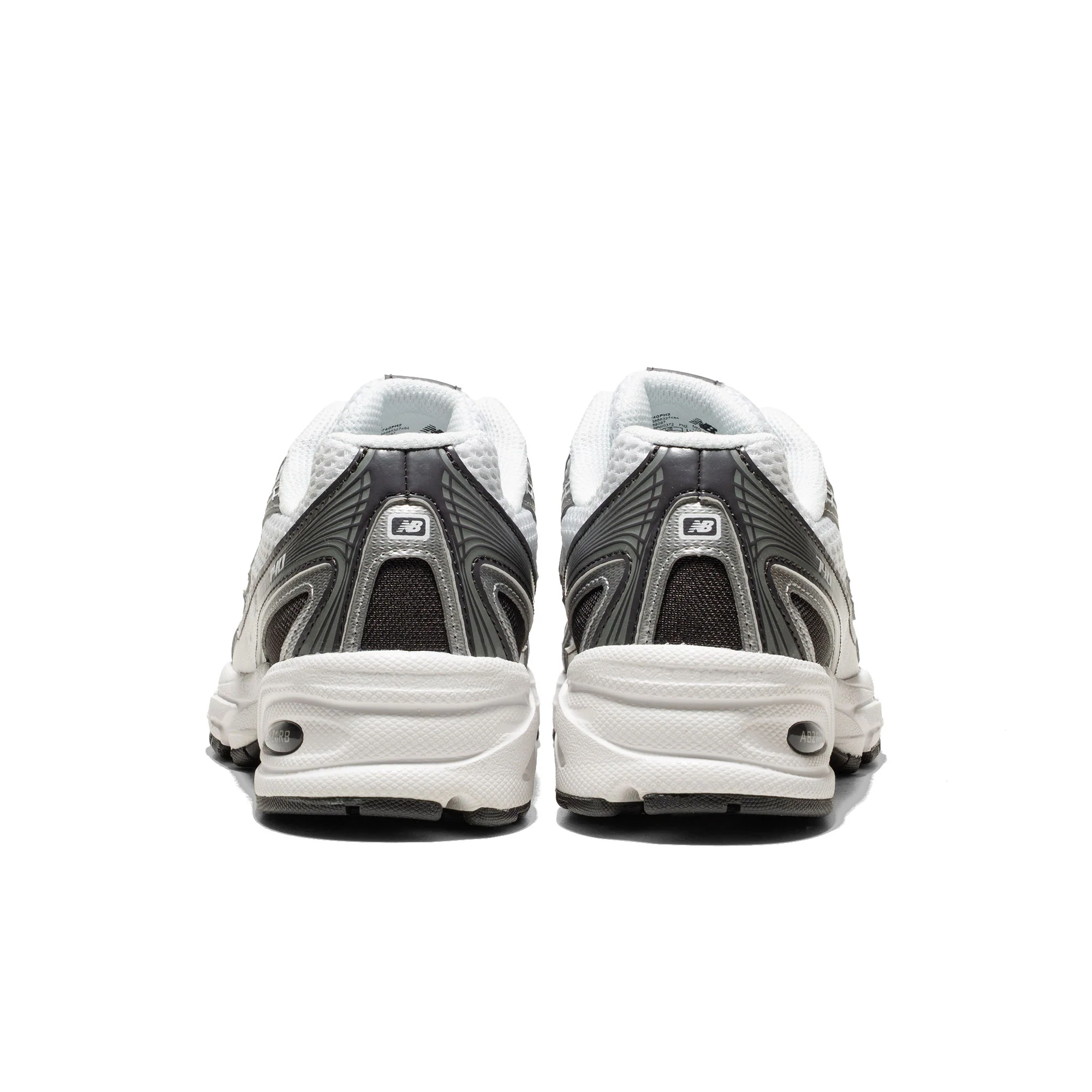 New Balance 740 White/Black Cement - Image 4