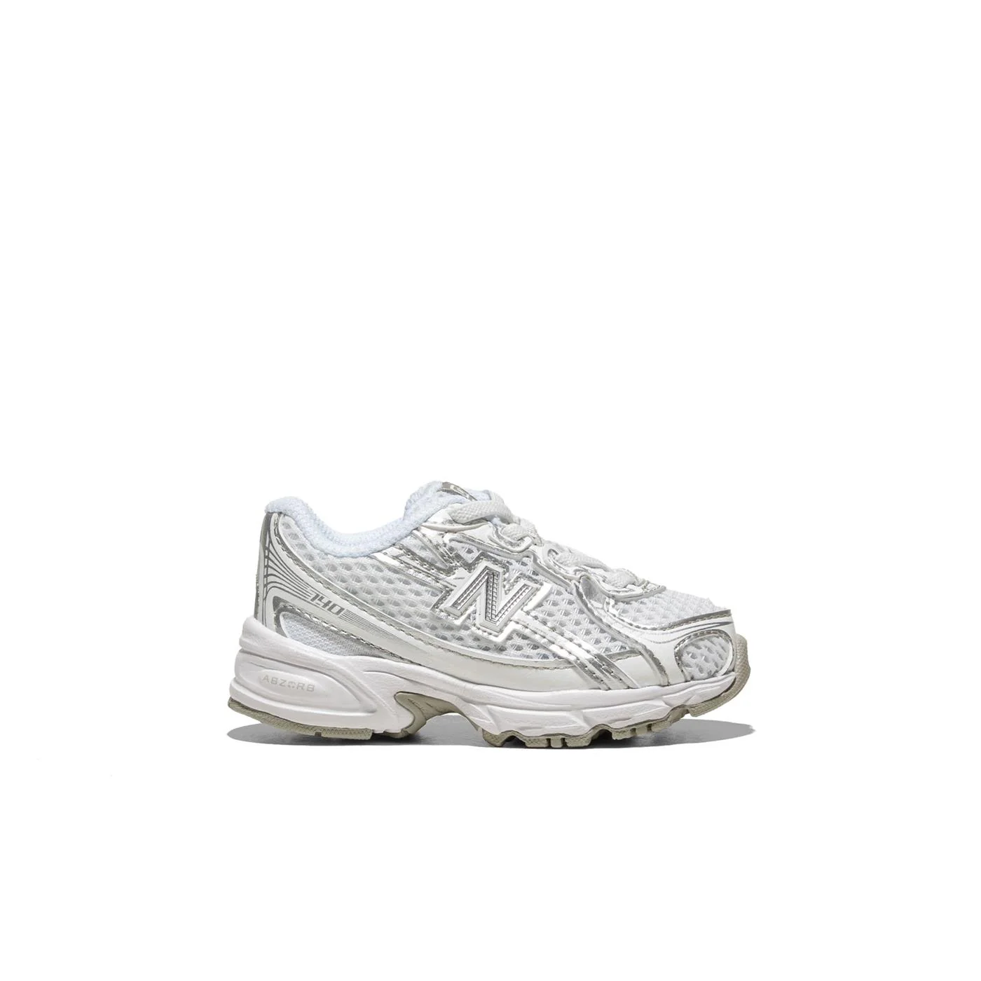 New Balance 740 White/Silver Metallic