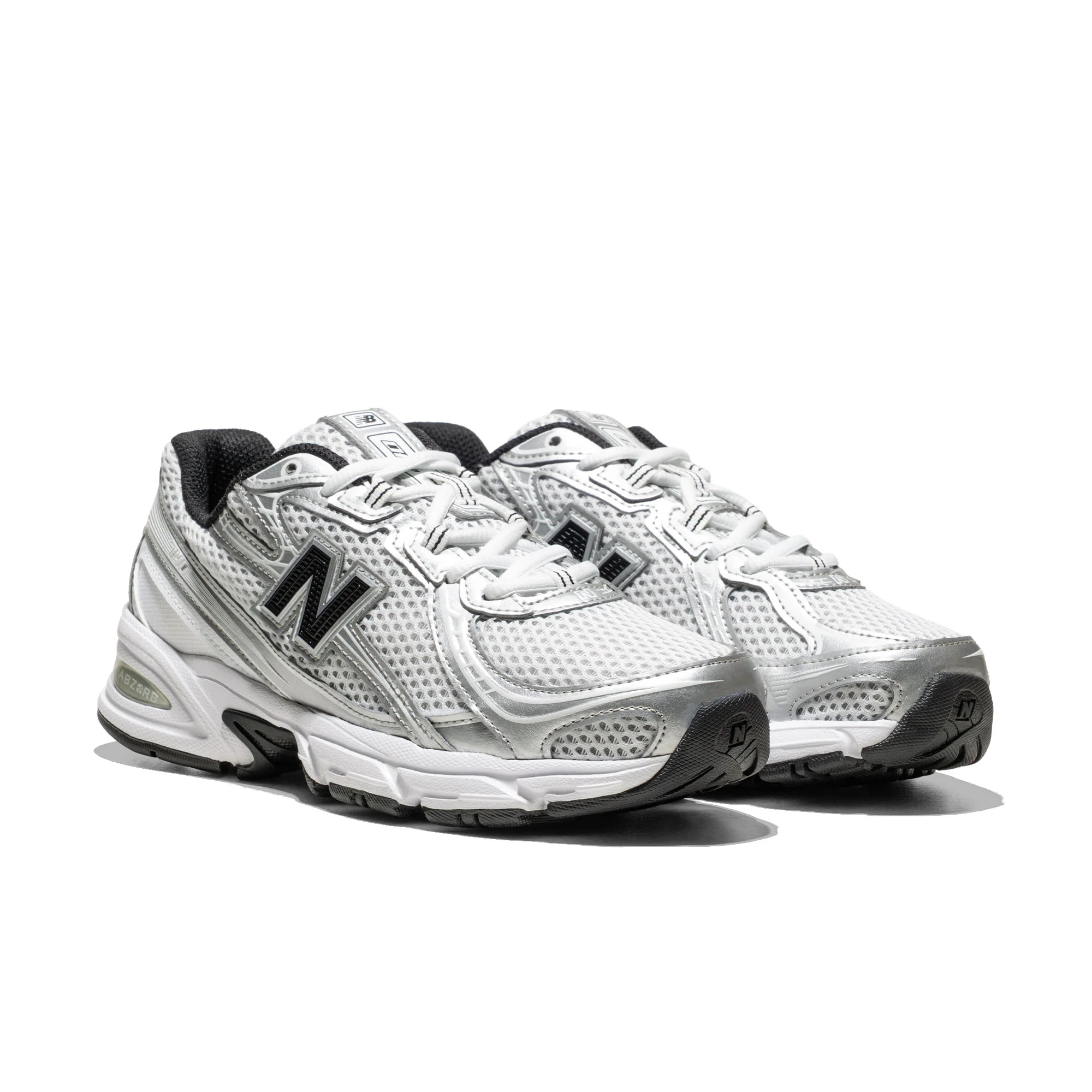 New Balance 740 White/Silver Metallic/Black - Image 2
