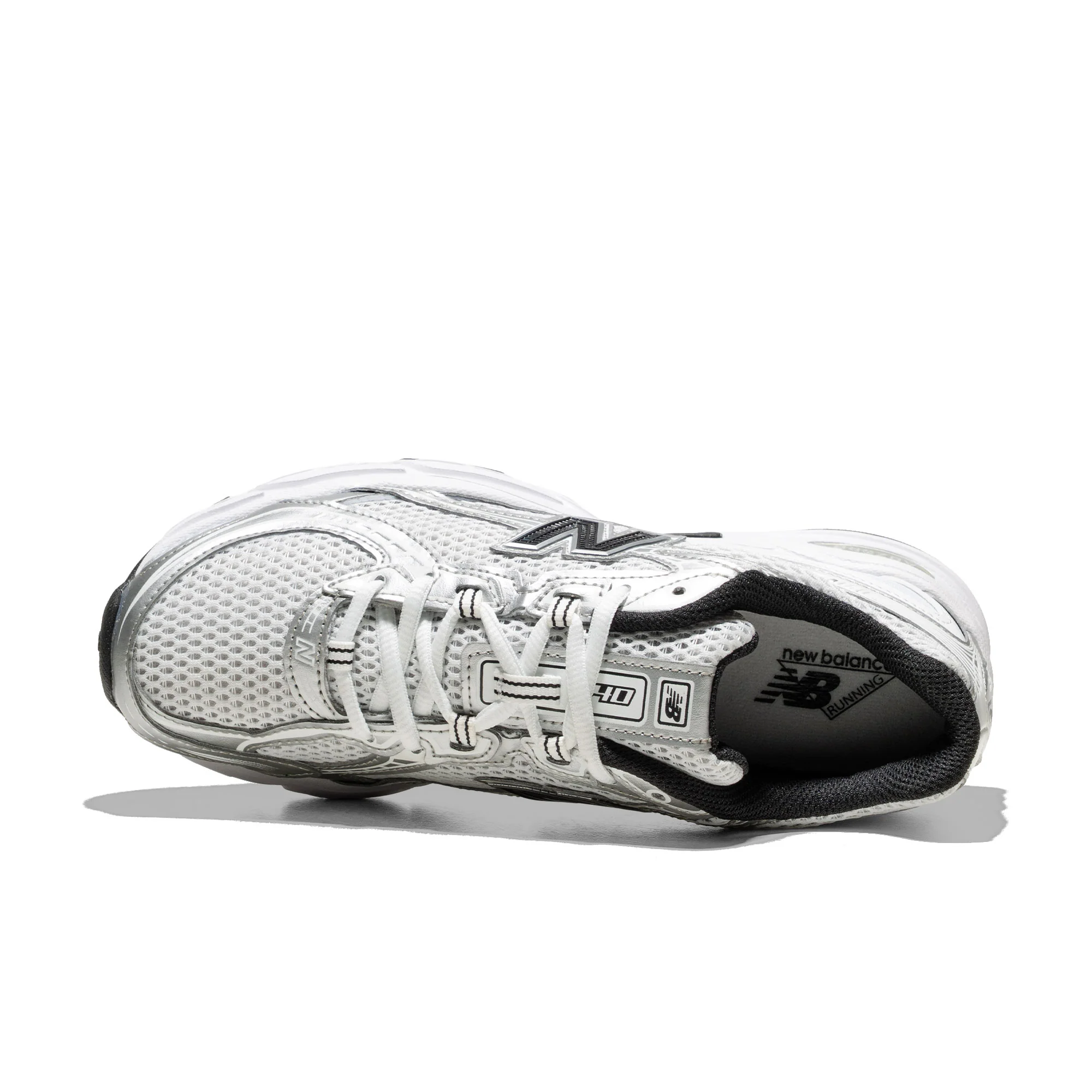 New Balance 740 White/Silver Metallic/Black - Image 5