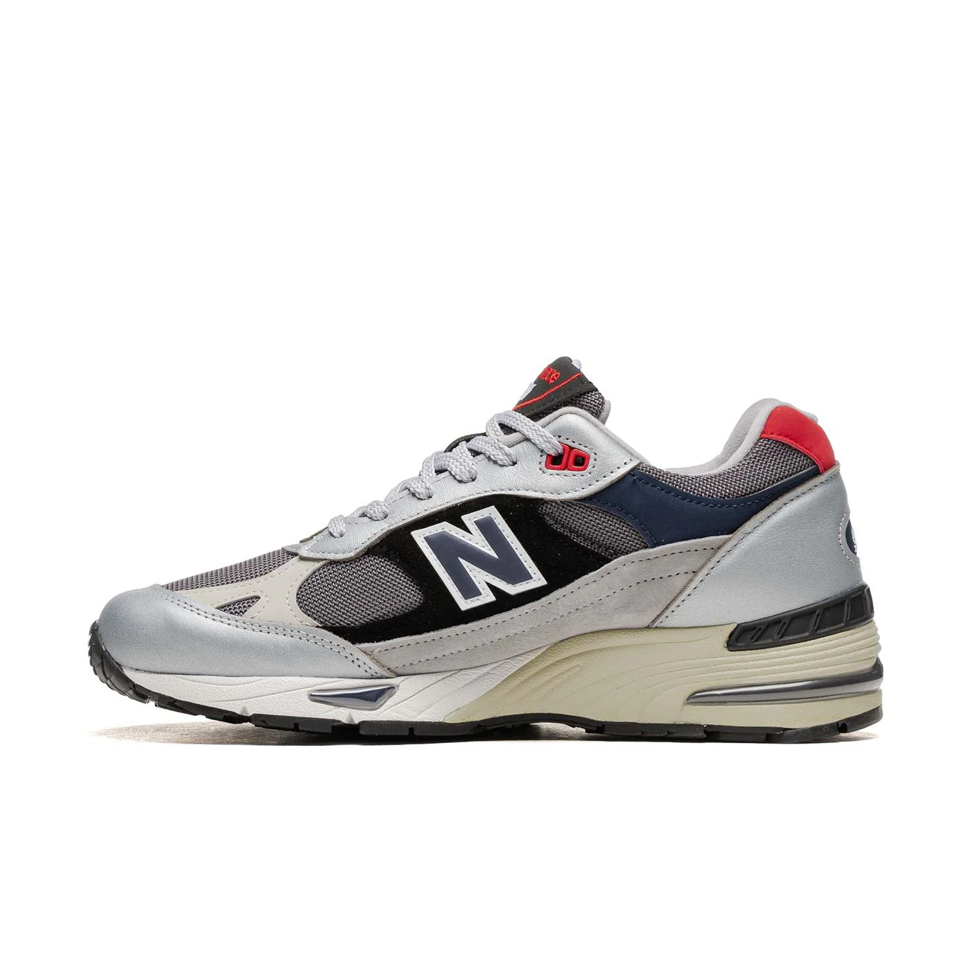 New Balance 991 Silver/Black - Image 2