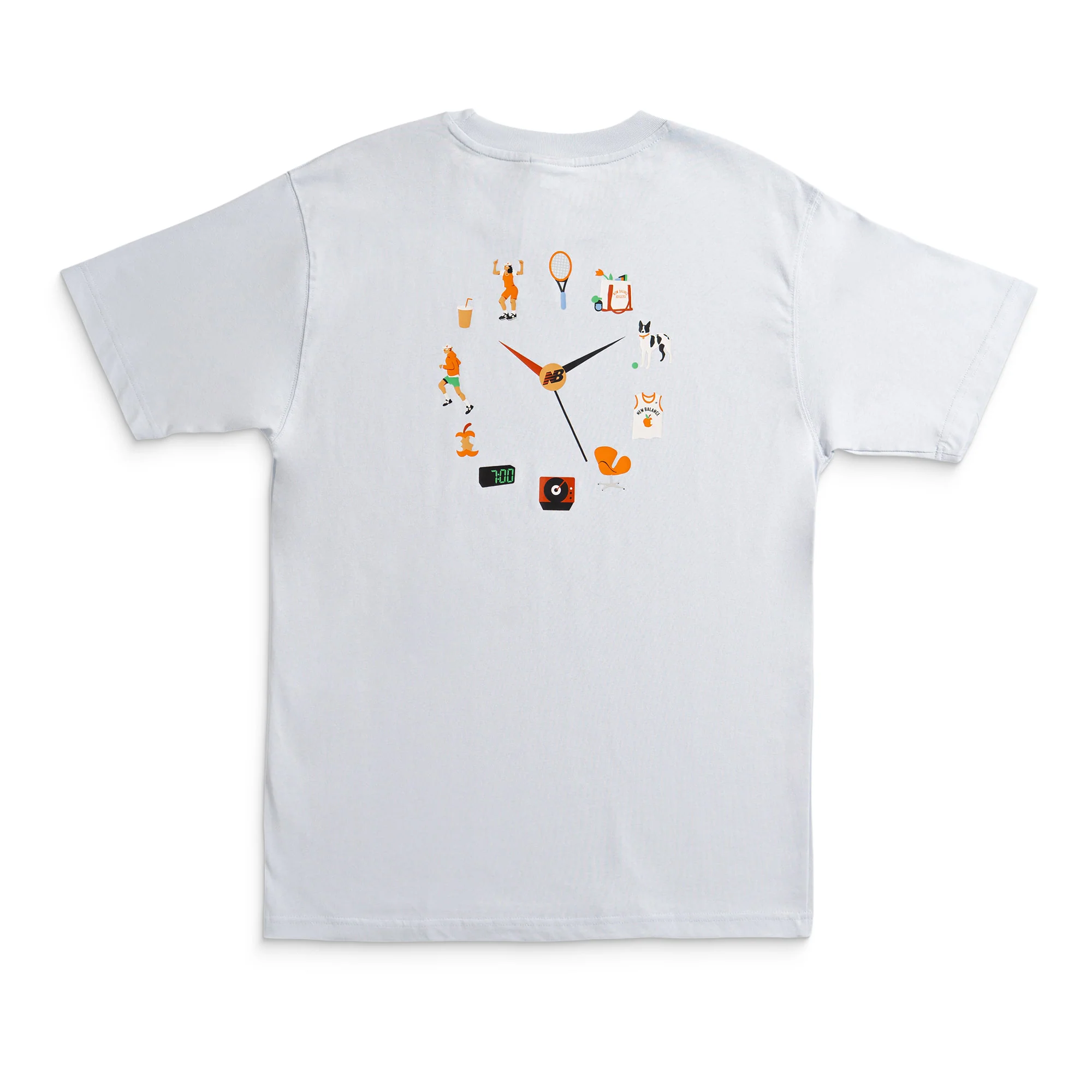 New Balance x Drake Cereal Clock Tee Ice Blue