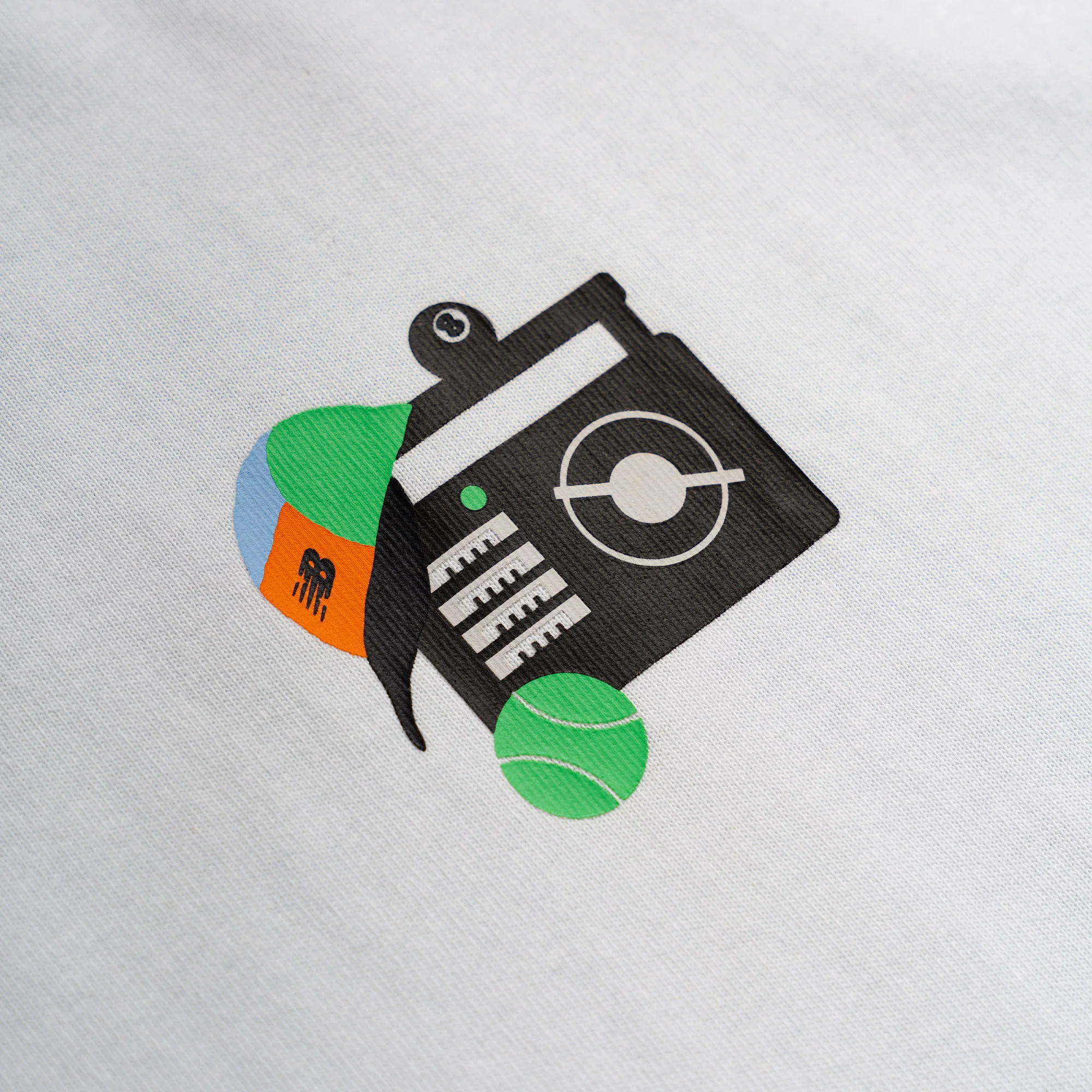 New Balance x Drake Cereal Clock Tee Ice Blue - Image 4