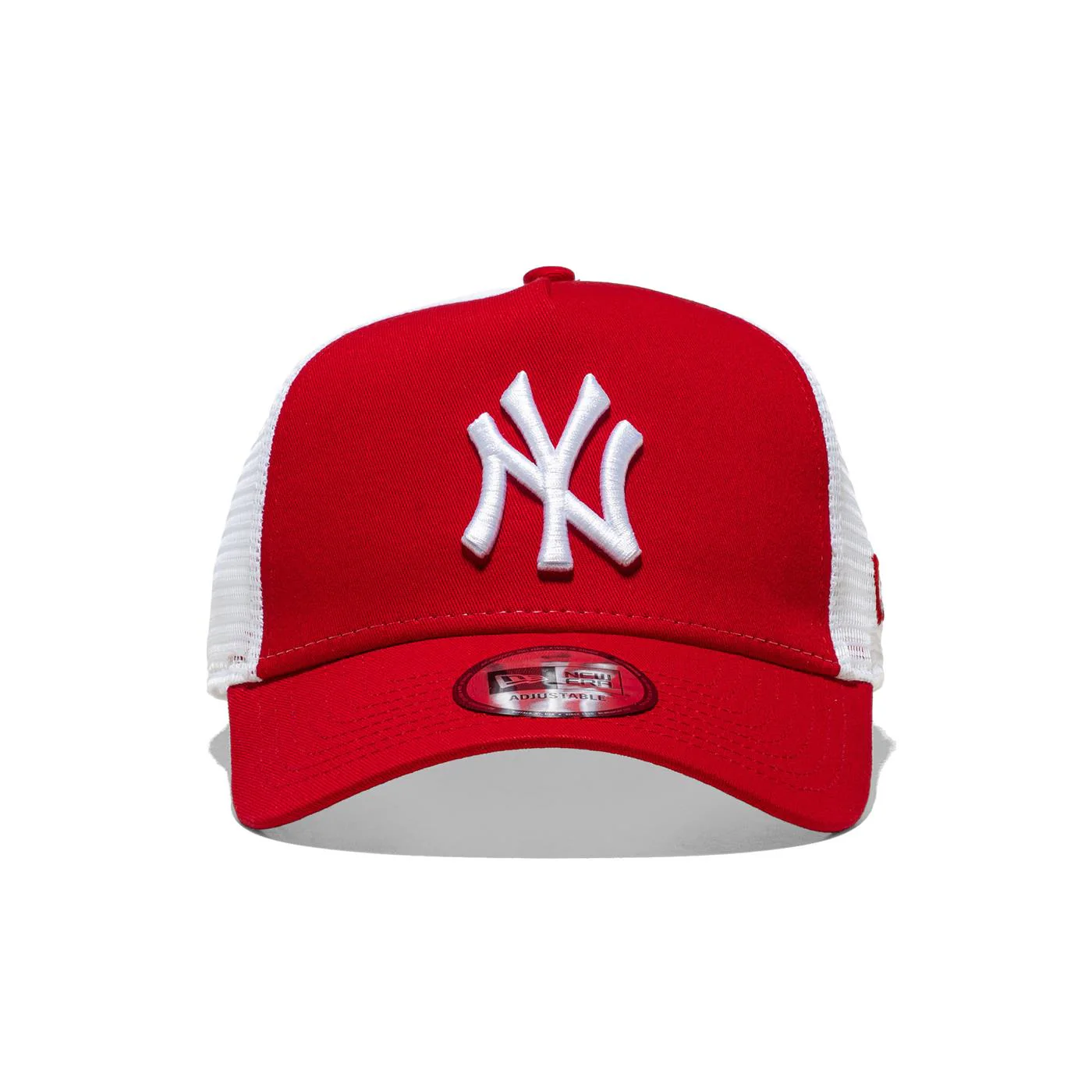 New Era Clean Trucker Ny Yankees Scarlet/White