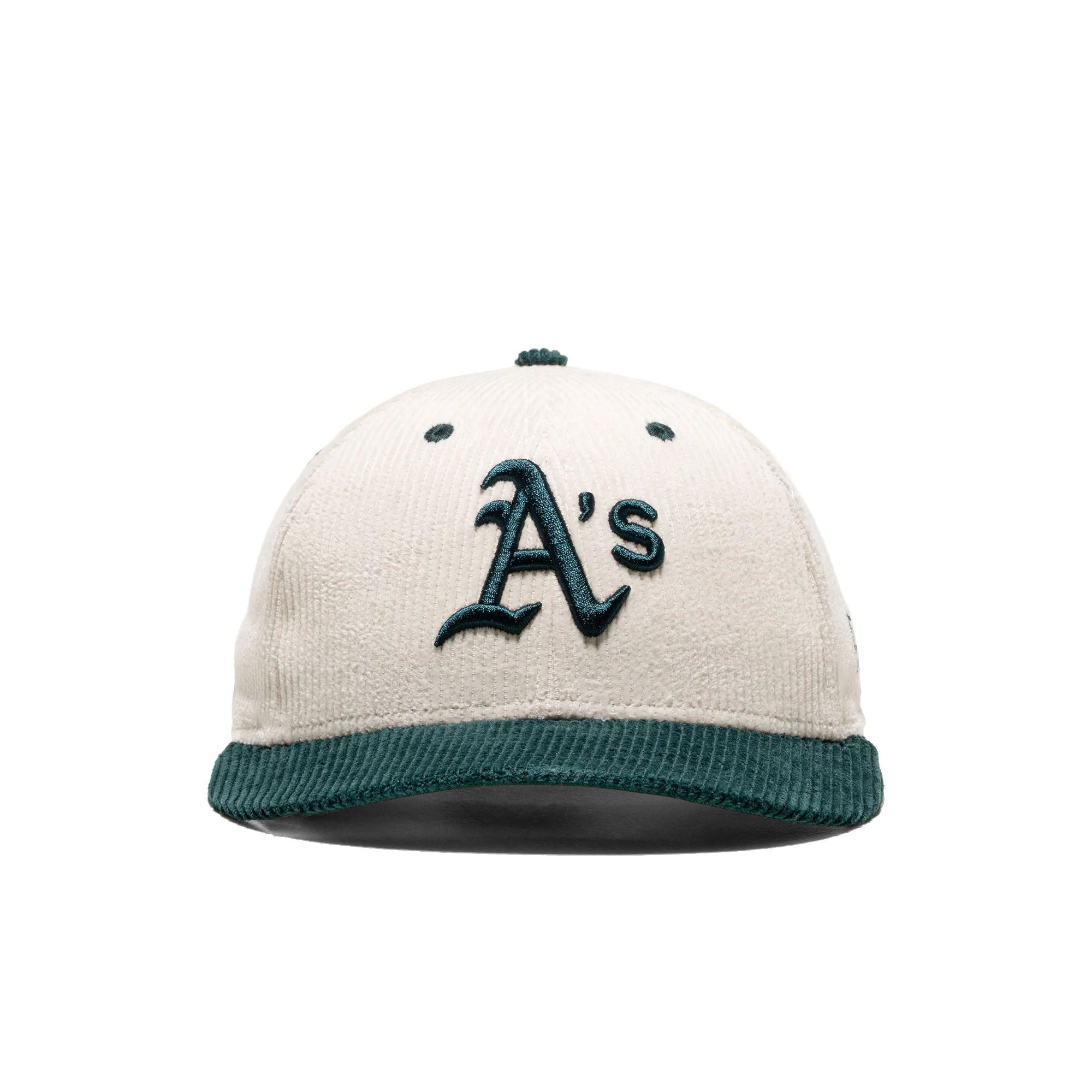 New Era MLB Cord 59Fifty LP Oakland Athletics Cream/Green