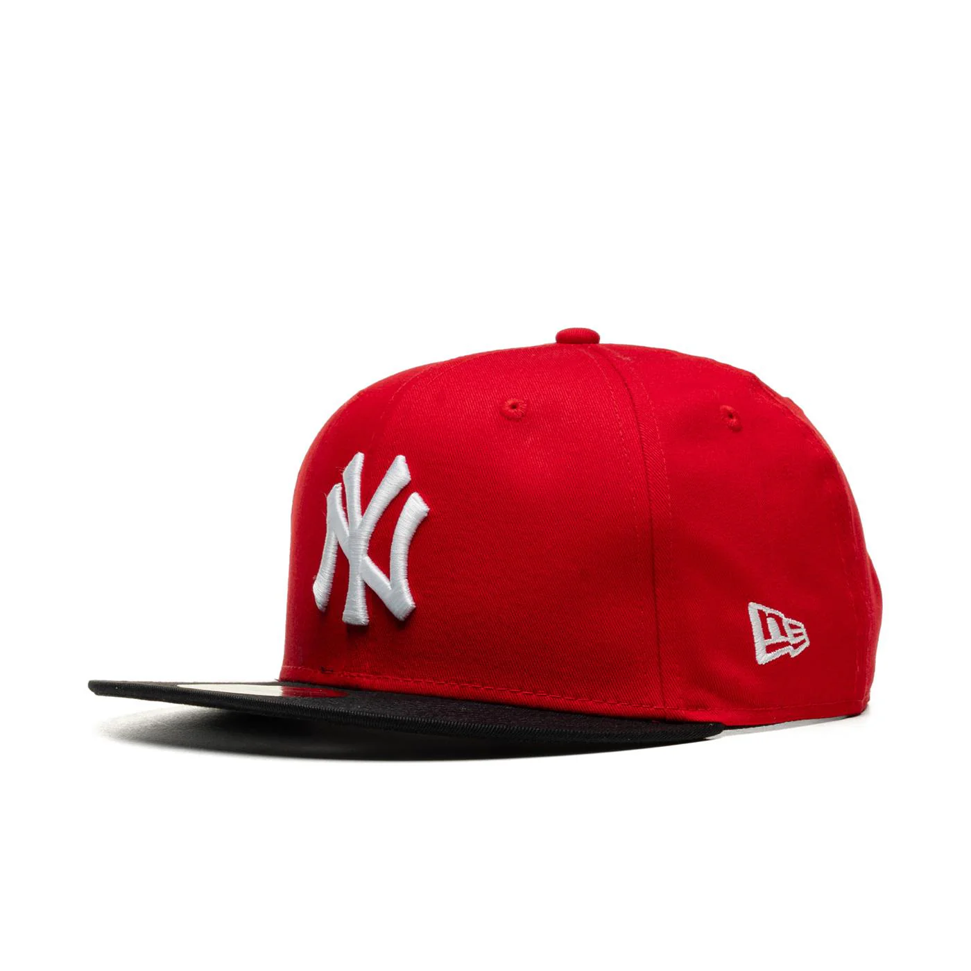New Era MLB Cotton Block NY Yankees Cap Scarlet/Black-White - Image 2