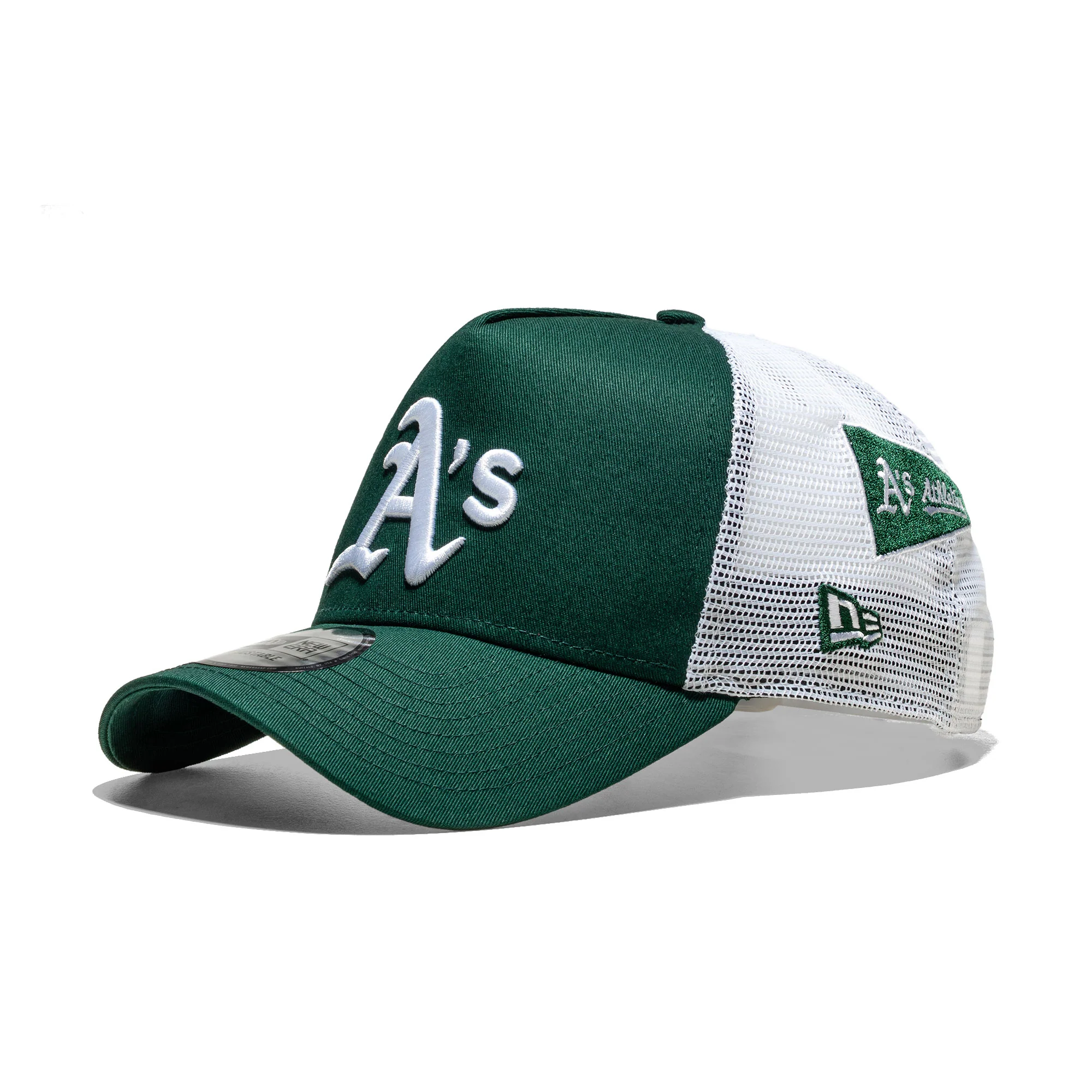 New Era Multi Patch Trucker Oakland Athletics Dark Green - Image 2