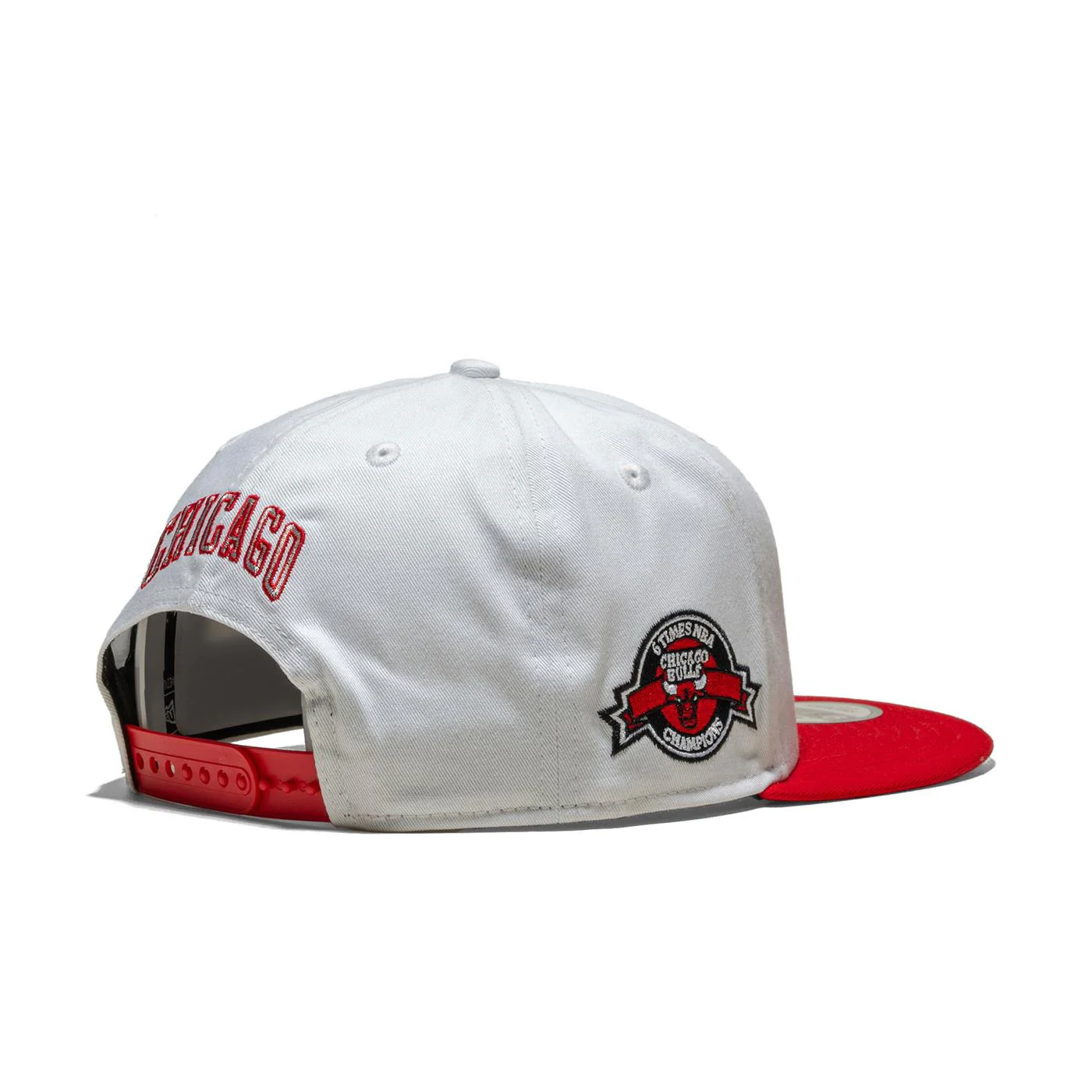 New Era White Crown Patch 9Fifty Chicago Bulls Red/White - Image 3
