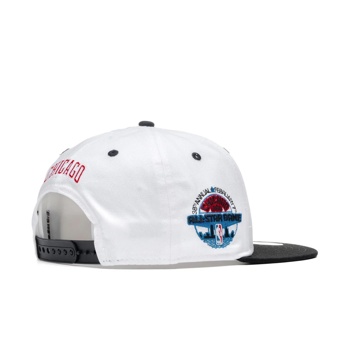 New Era White Crown Patch 9Fifty Chicago Bulls White/Black - Image 3