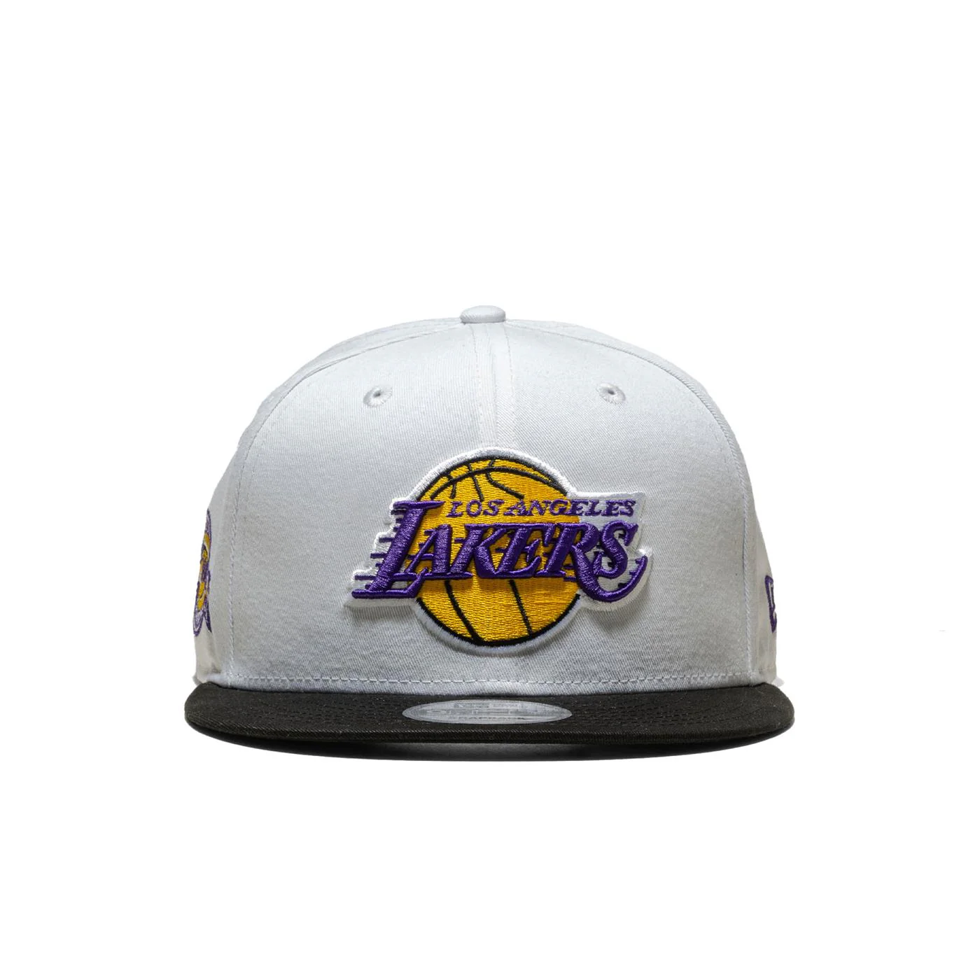 New Era White Crown Patch 9Fifty LA Lakers Black/White