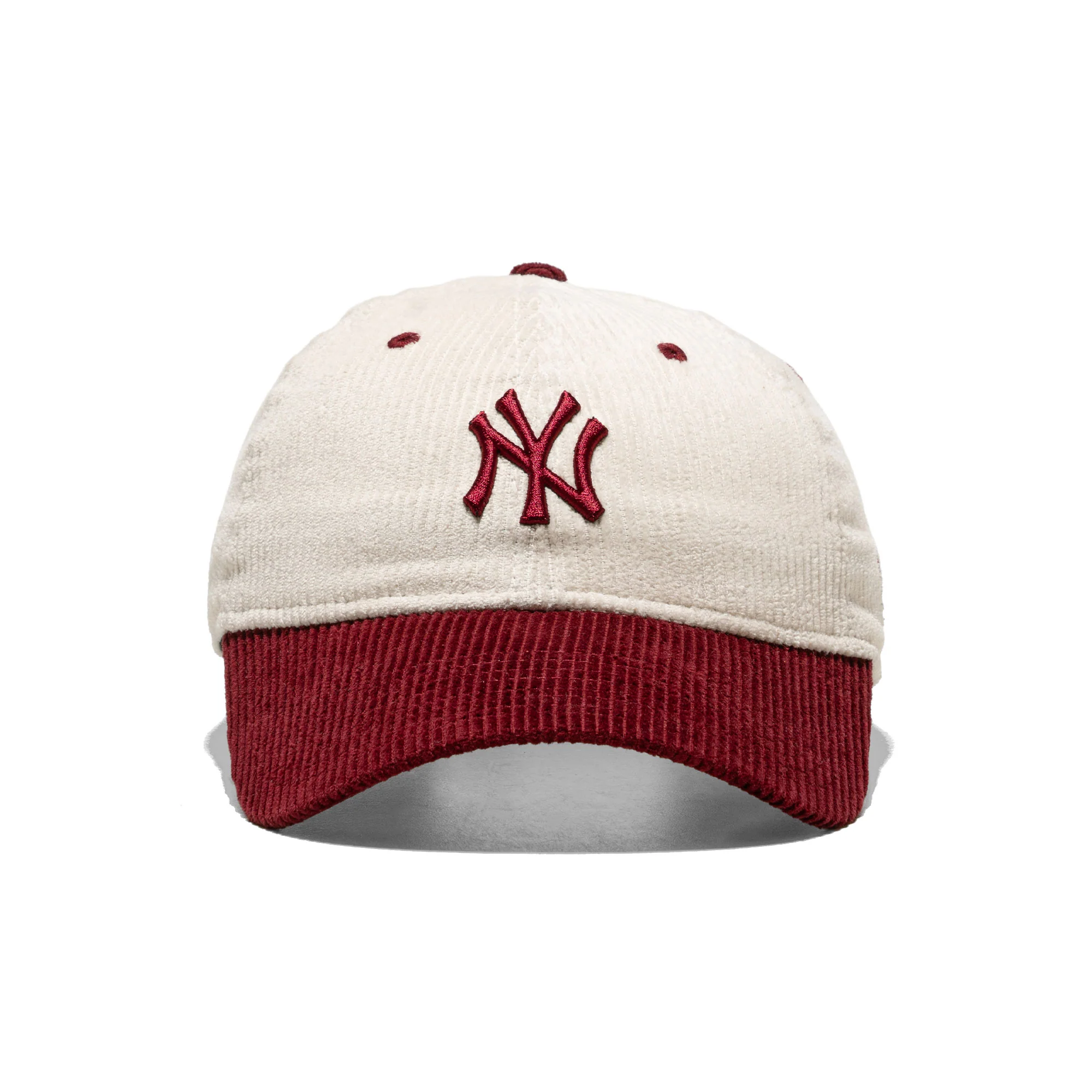 New Era Wmns Block Cord 9Twenty NY Yankees Cream/Burgundy