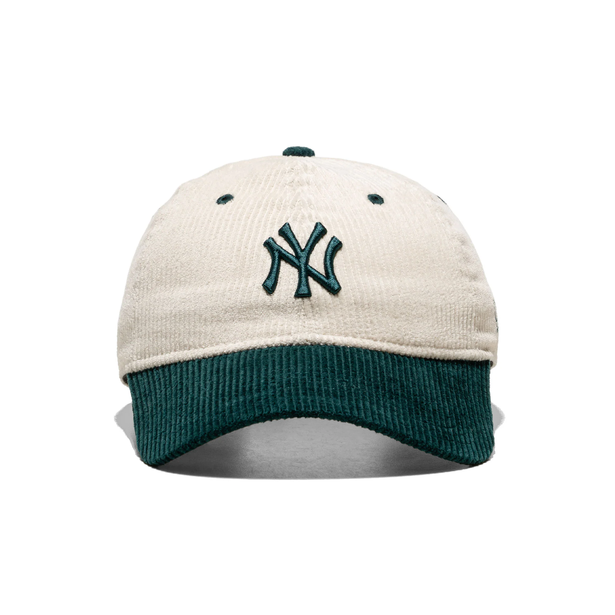 New Era Wmns Block Cord 9Twenty NY Yankees Cream/Kelly Green