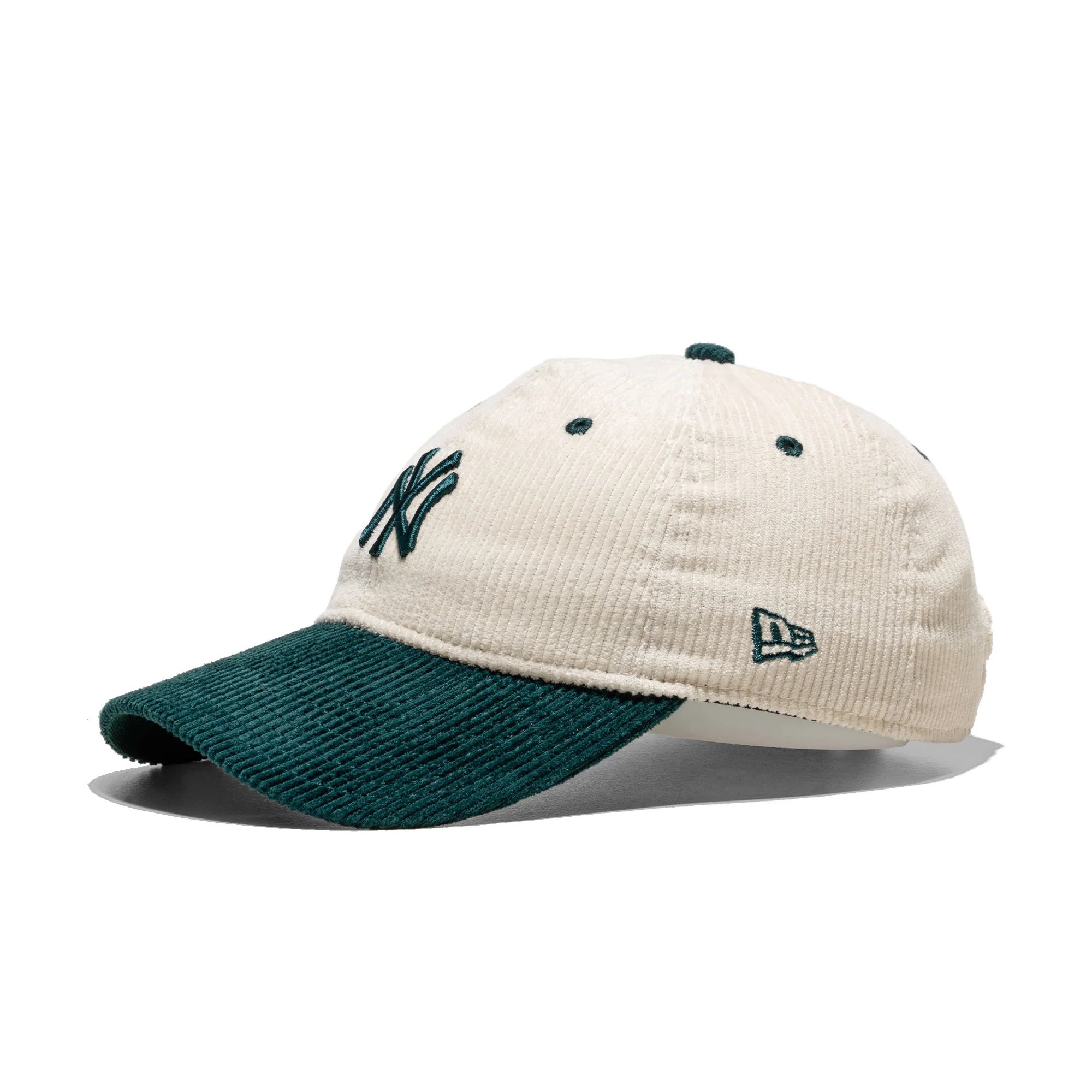 New Era Wmns Block Cord 9Twenty NY Yankees Cream/Kelly Green - Image 2