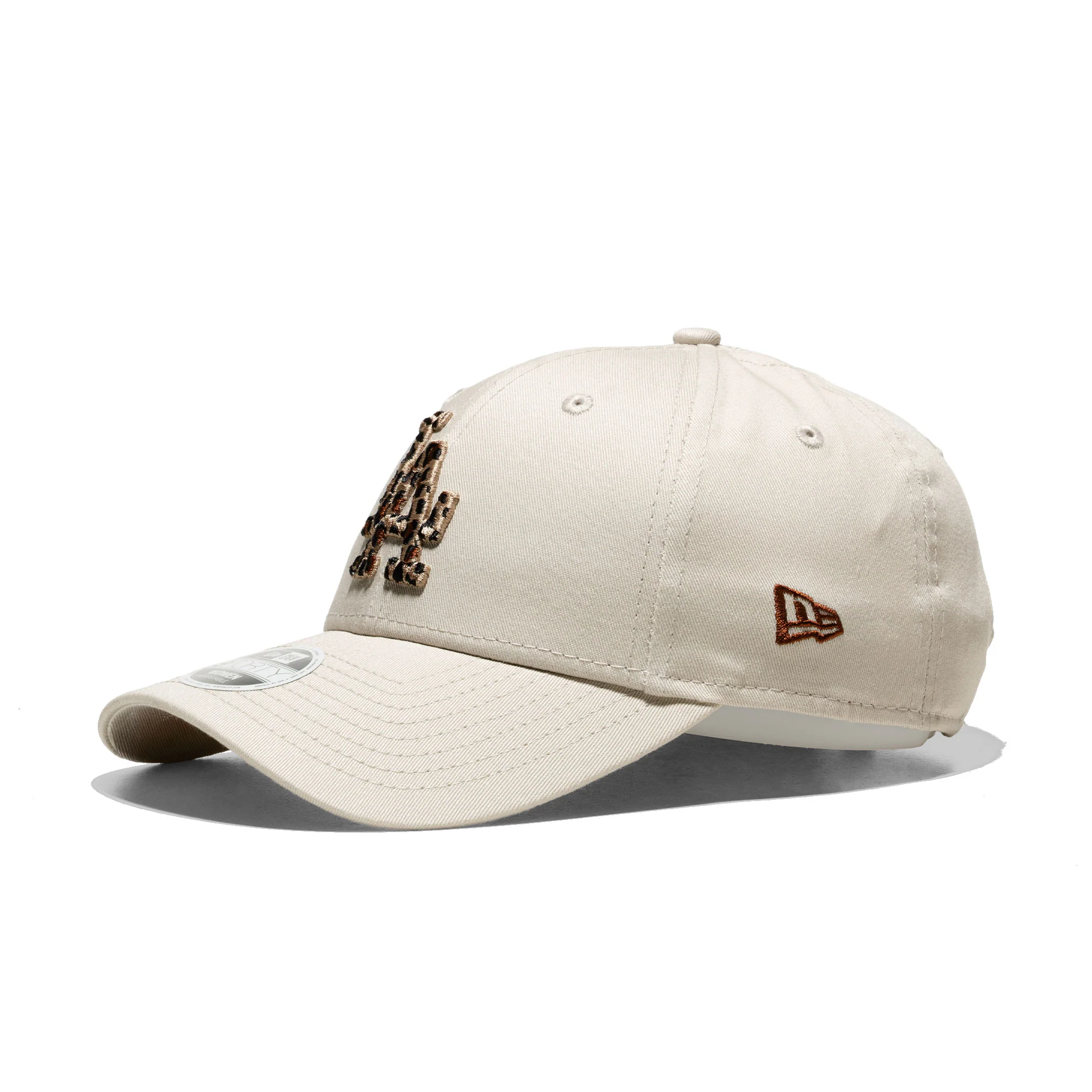 New Era Wmns Leopard Infill 9Forty LA Dodgers Stone - Image 2