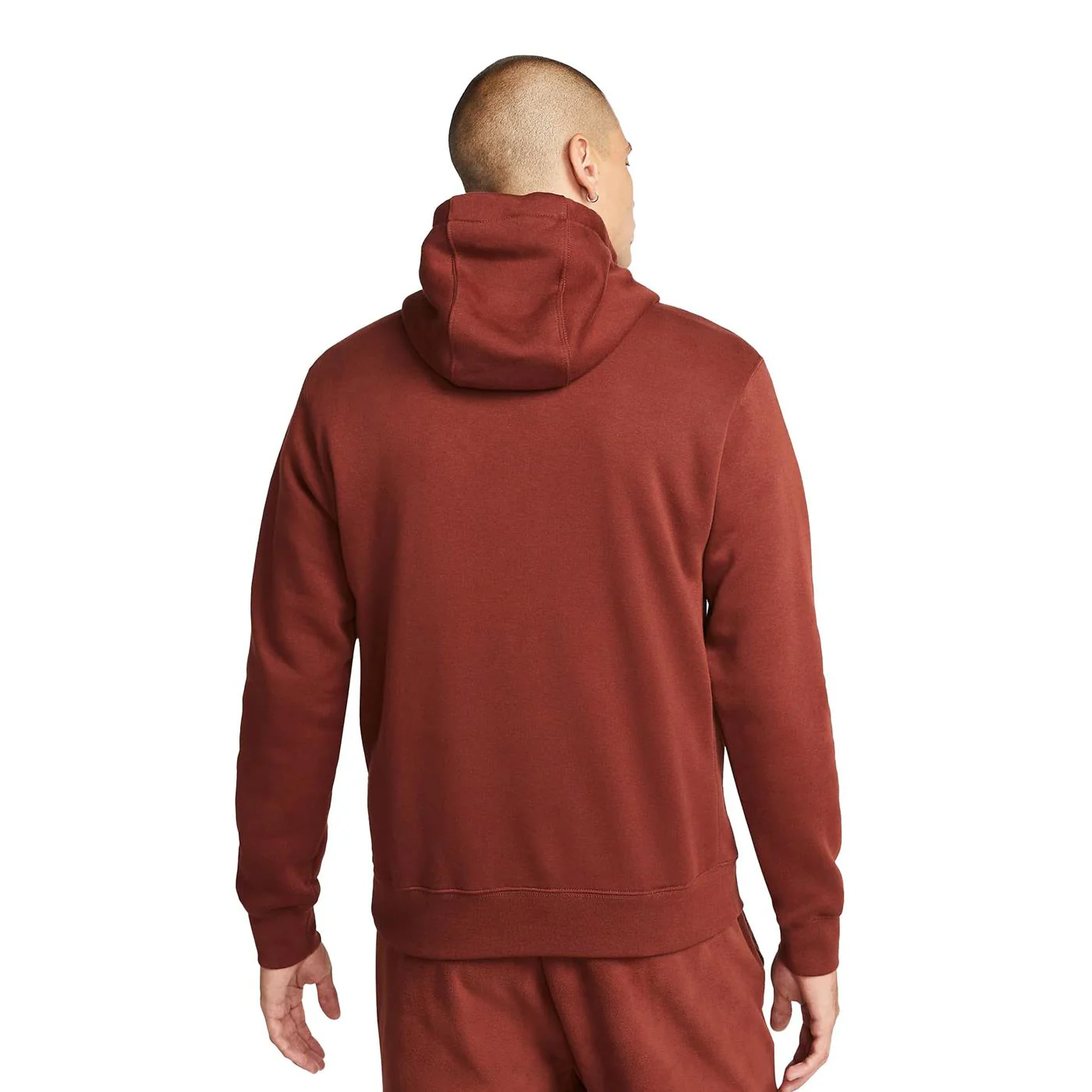 Nike Club Hoodie PO BB Oxen Brown/Oxen Brown-White - Image 2