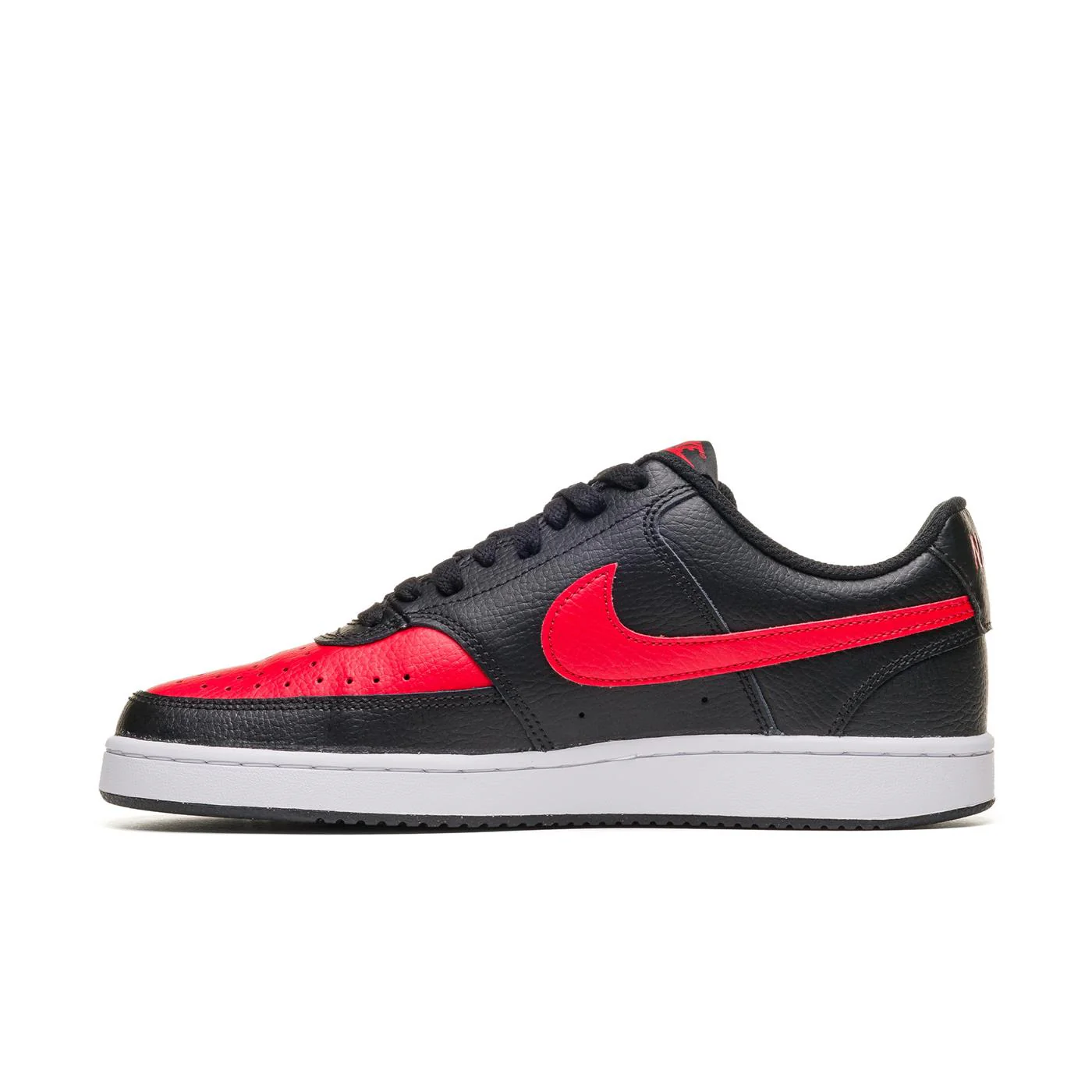 Nike Court Vision Low Black/White-University Red - Image 2