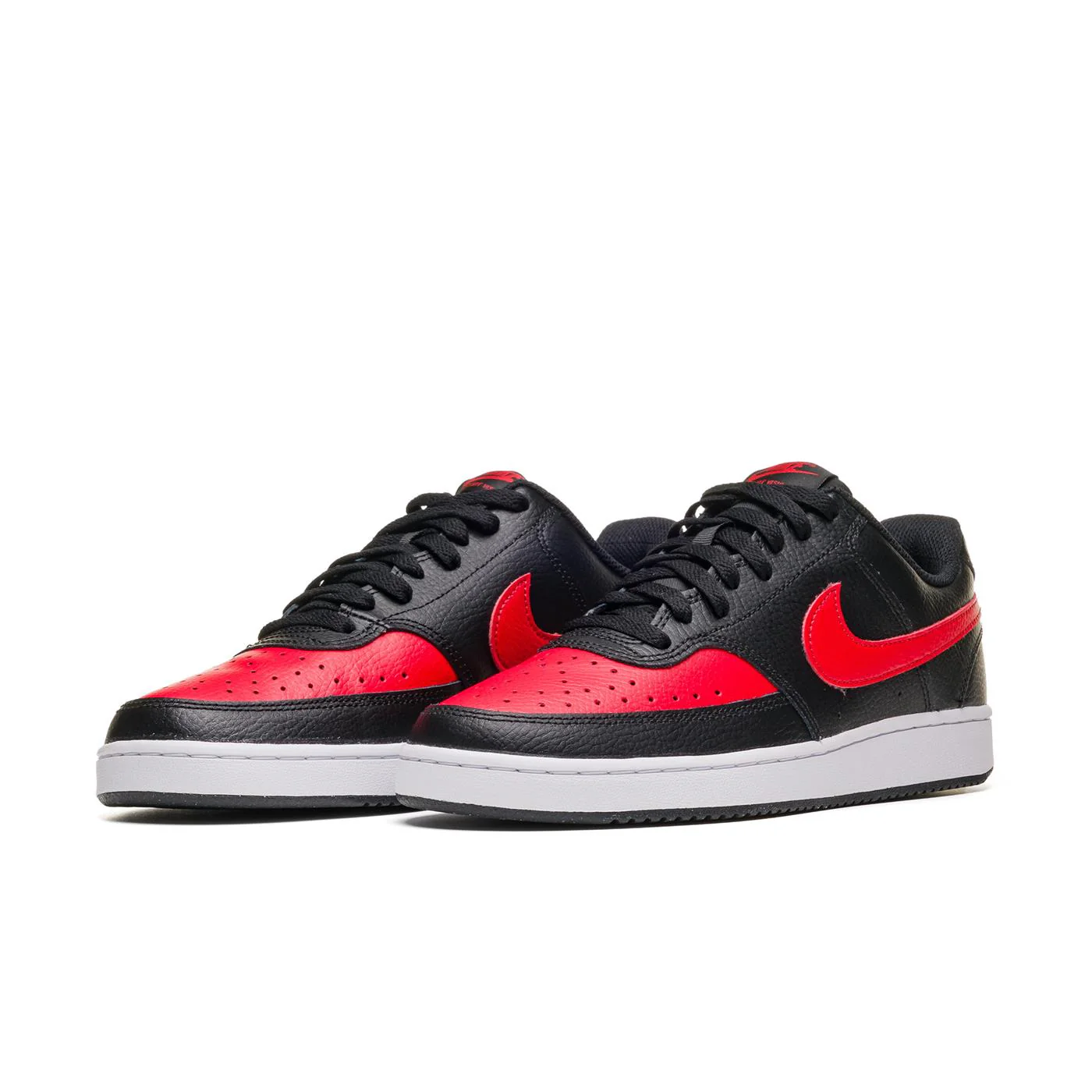 Nike Court Vision Low Black/White-University Red - Image 3