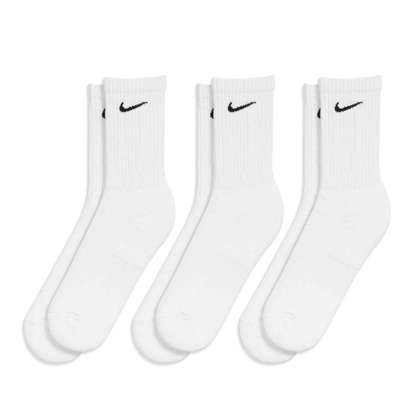 Nike Everyday Cushion Crew White/Black