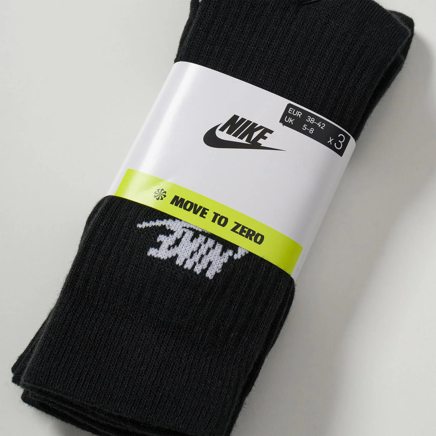 Nike Everyday Essential 3PPK Sock Black/White - Image 3