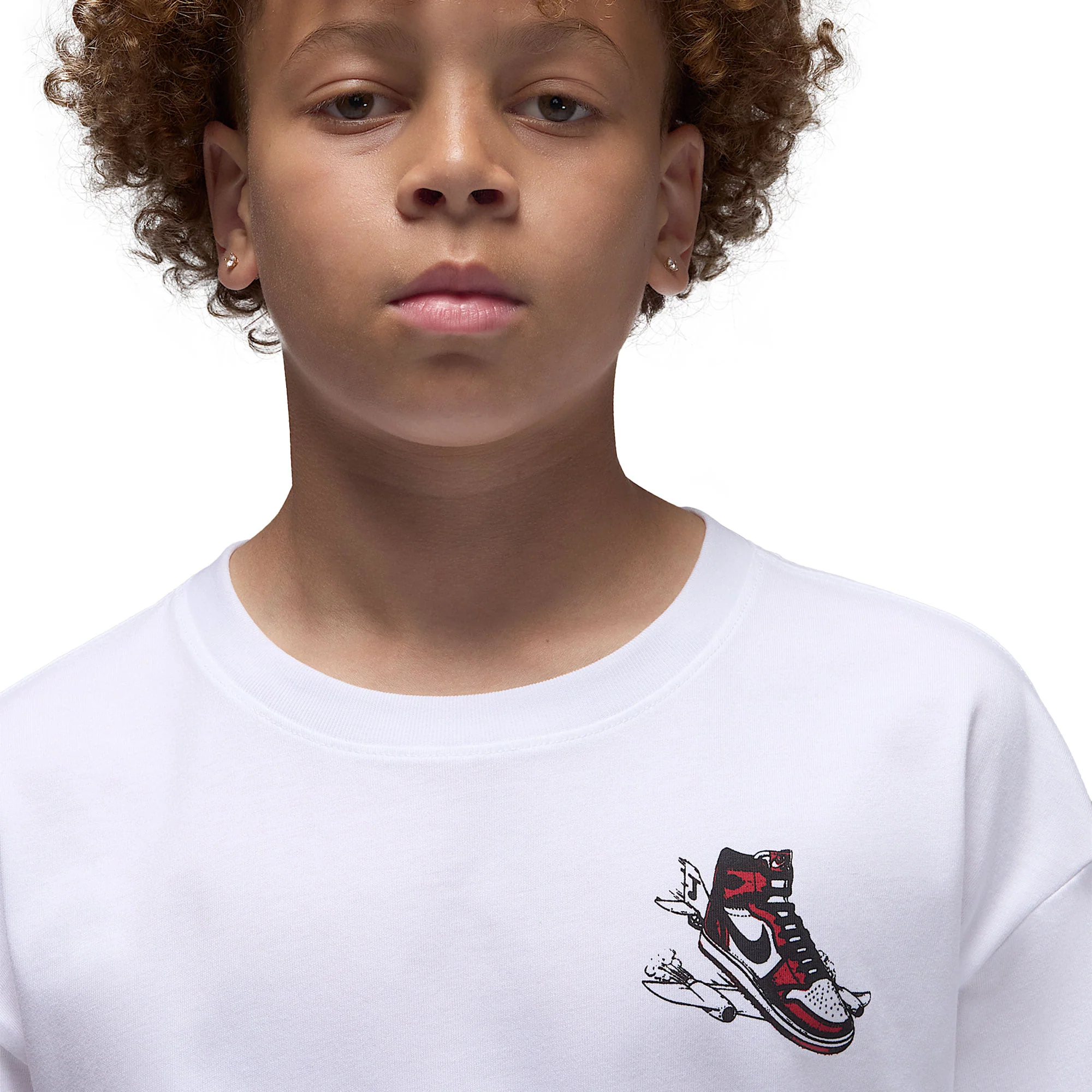 Nike Jordan Boys Air Jordan Has Landed SS Tee White - Image 3