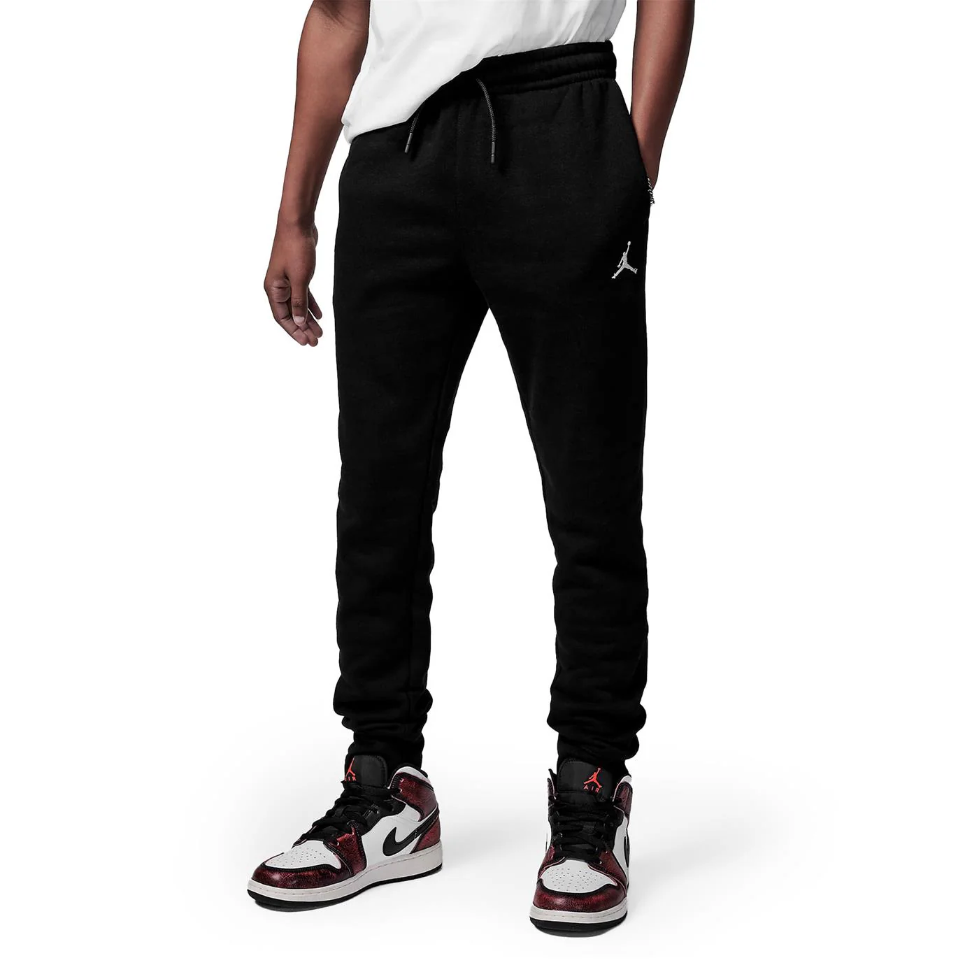 Nike Jordan Boys Brooklyn Fleece Essential Pant Black