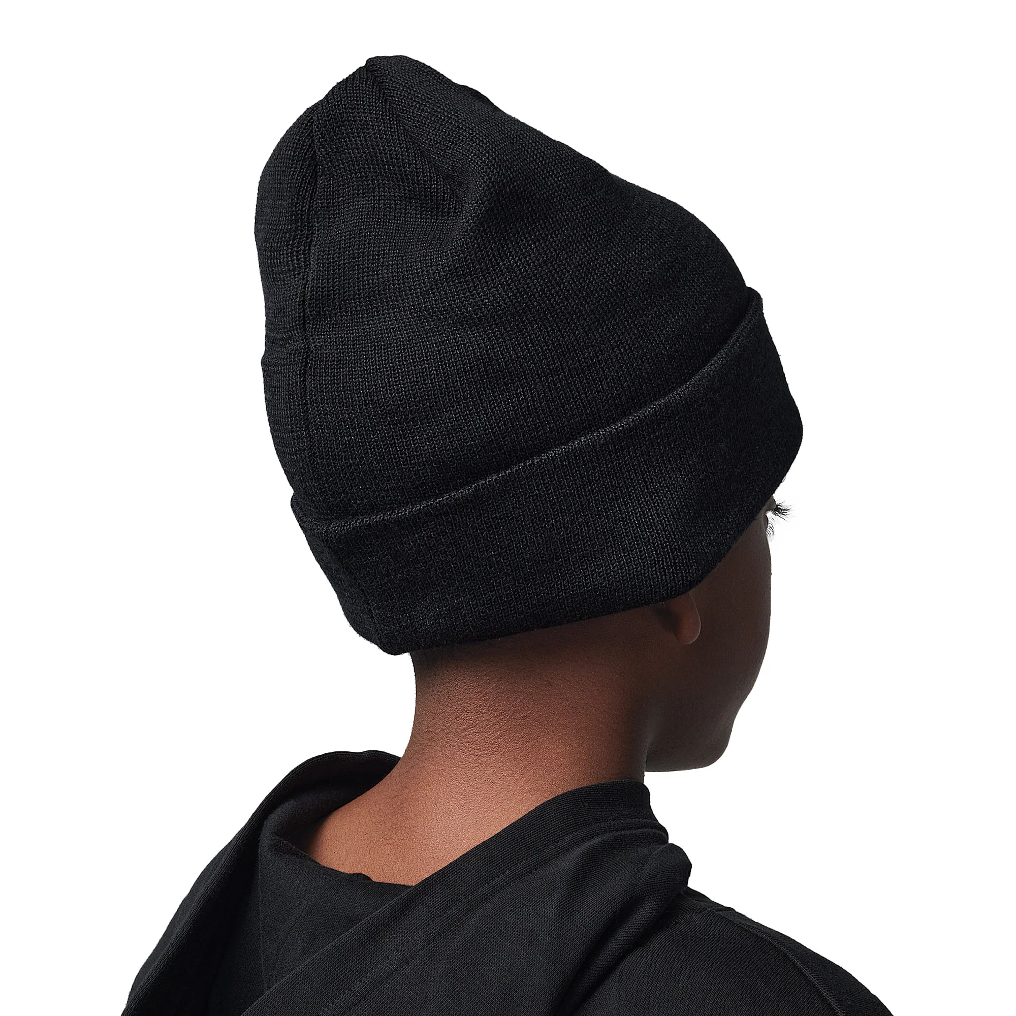 Nike Jordan Boys Cuffed Beanie Black - Image 3