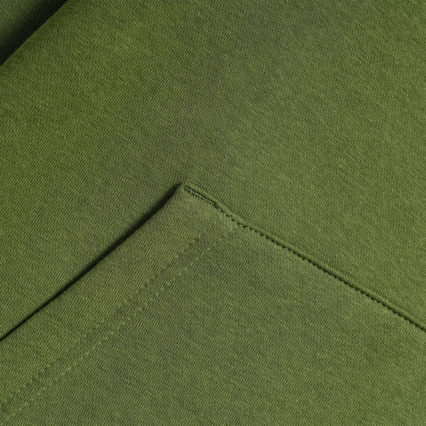 Nike Jordan Boys Essentials PO Hoodie Light Olive/White - Image 2