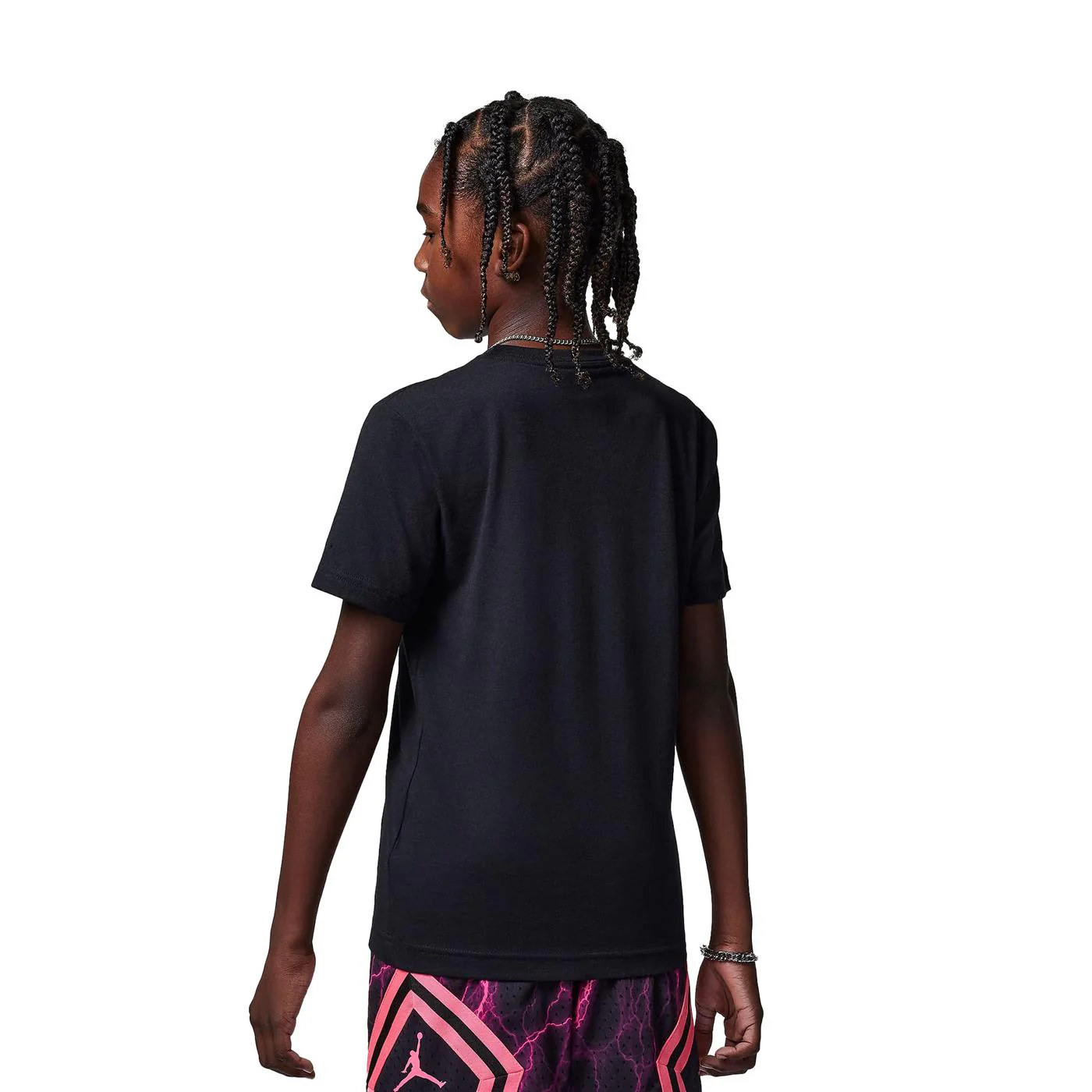 Nike Jordan Boys Jumpman Air Embroidered Tee Black - Image 2