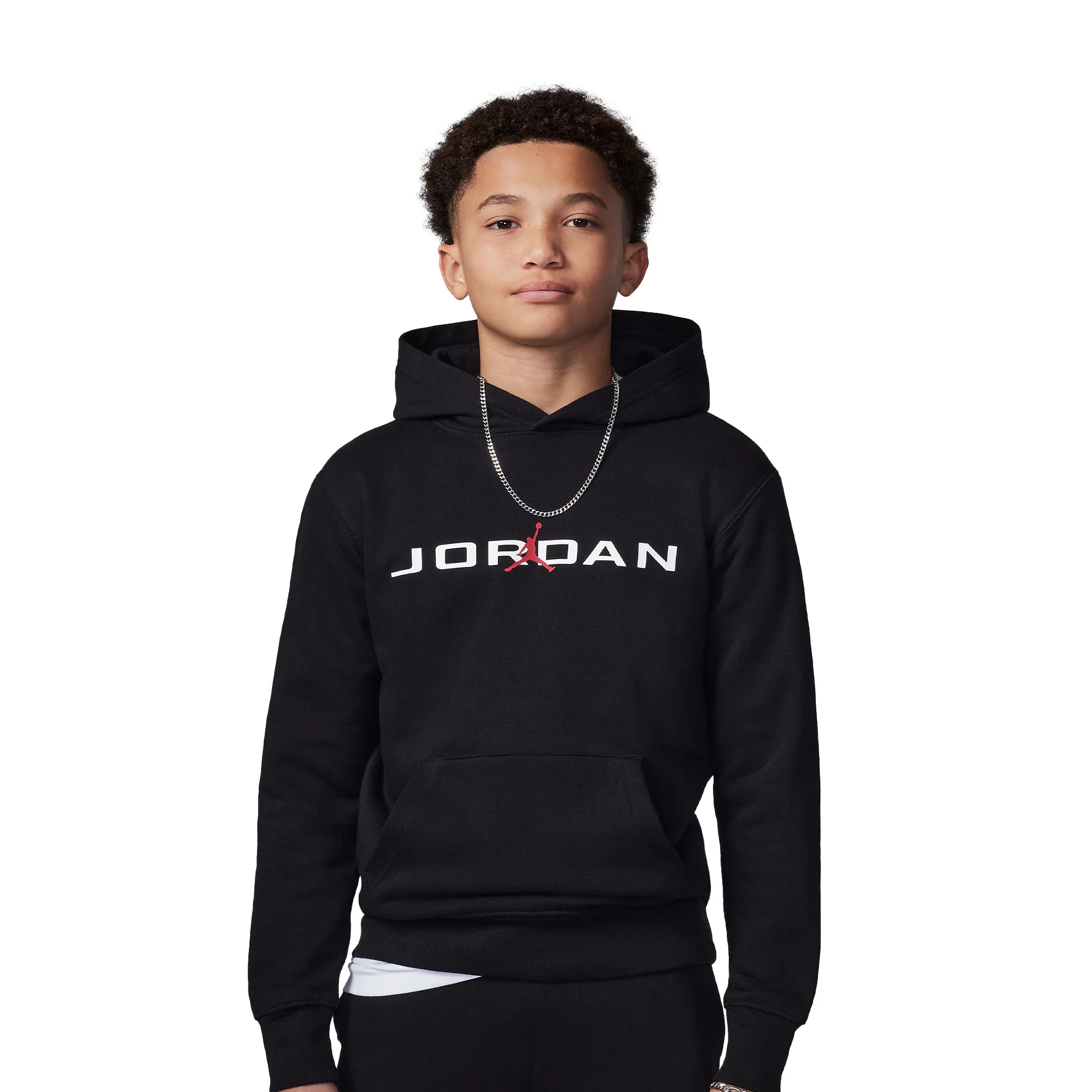 Nike Jordan Boys MJ Baseline PO Hoodie Black