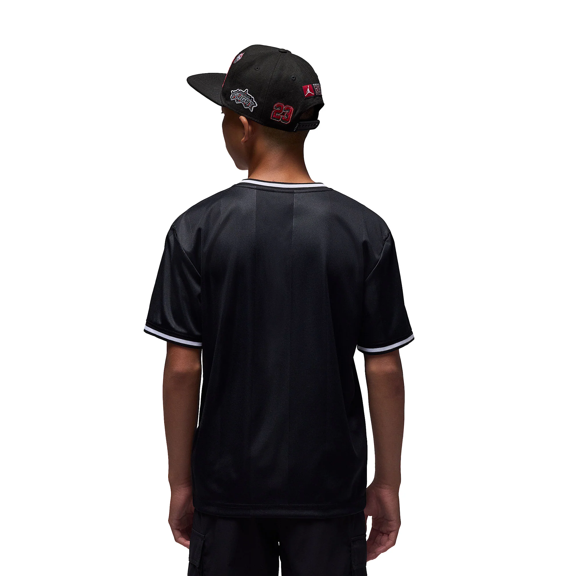 Nike Jordan Boys MJ Sport Jersey Black - Image 2