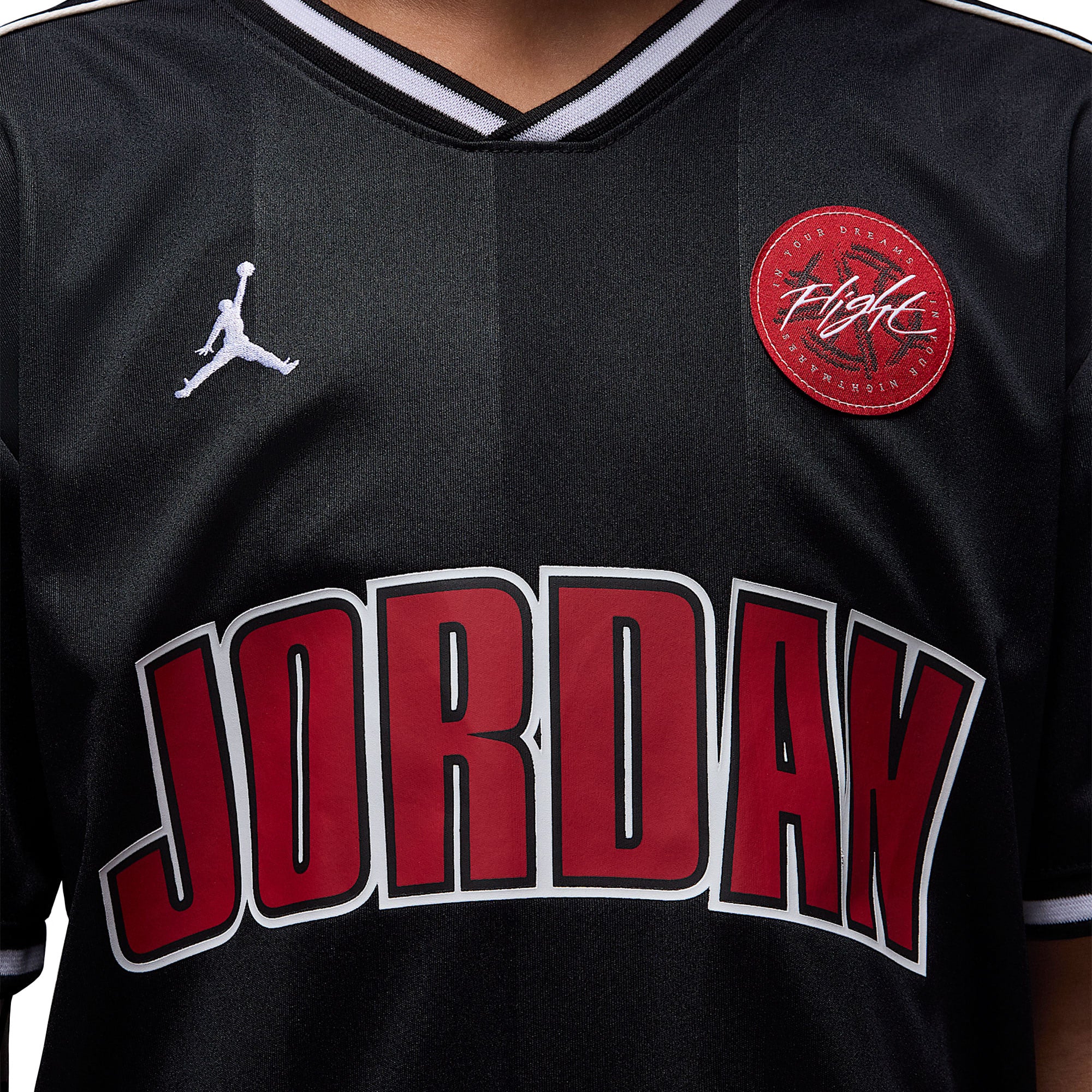 Nike Jordan Boys MJ Sport Jersey Black - Image 3