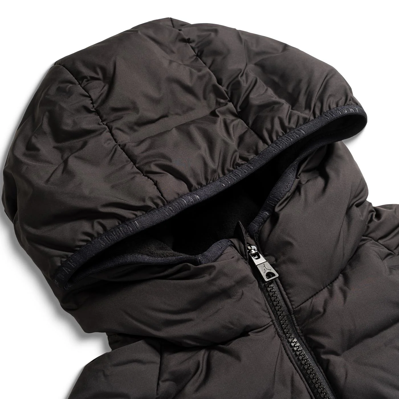 Nike Jordan Boys Welded Jordan Puffer Jacket Black - Image 3