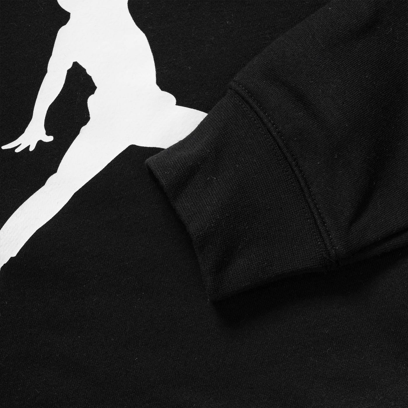 Nike Jordan Girls Jumpman Core Hood Pullover Black/White - Image 3