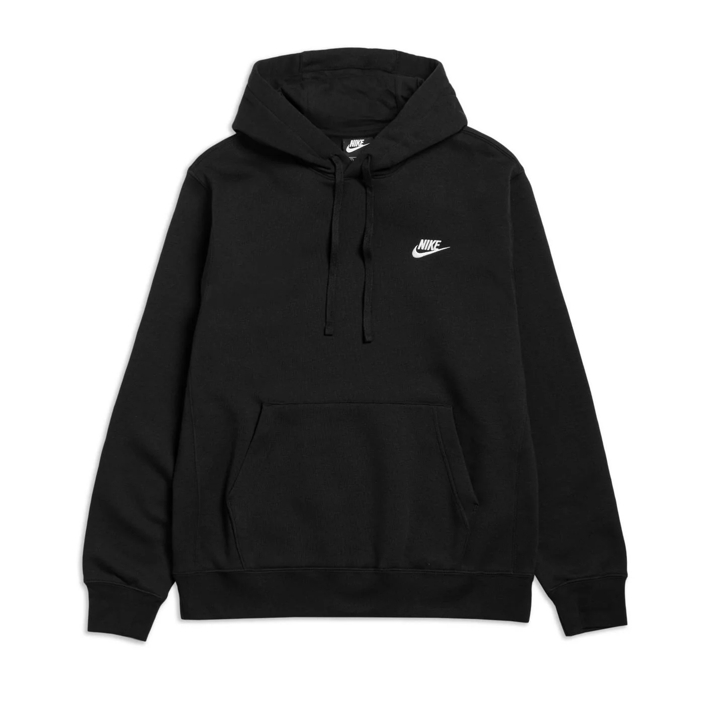 Nike Nsw Club Fleece Hoodie Bb Black/Black/White