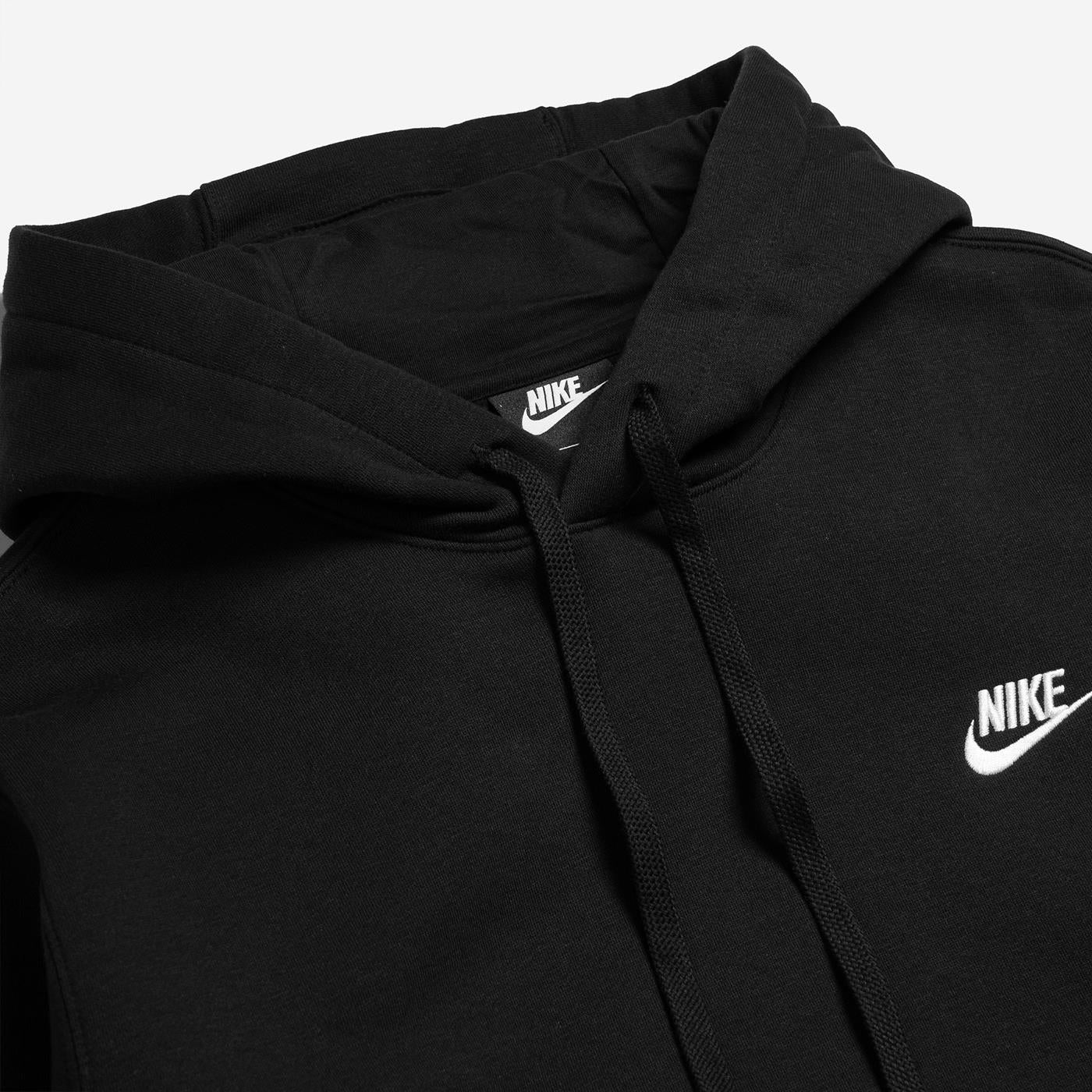 Nike Nsw Club Fleece Hoodie Bb Black/Black/White - Image 3