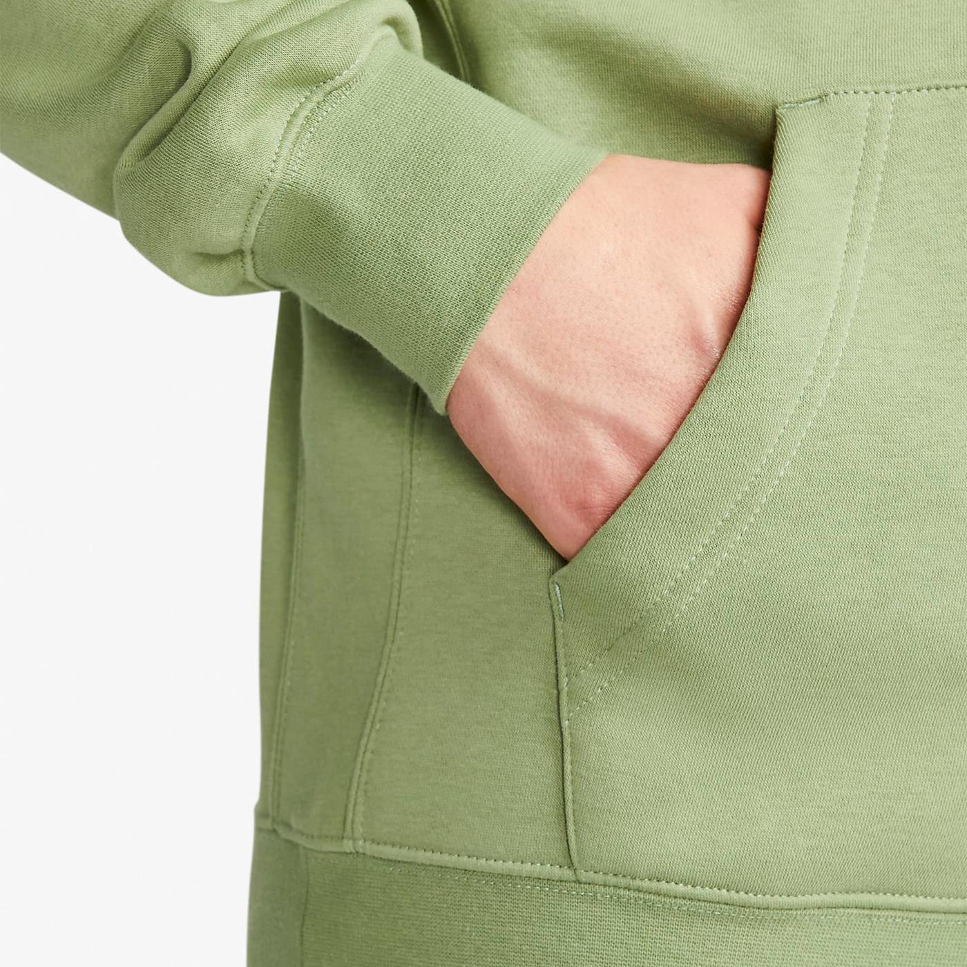 Nike Nsw Club Hoodie FZ BB Oil Green/Oil Green-White - Image 4