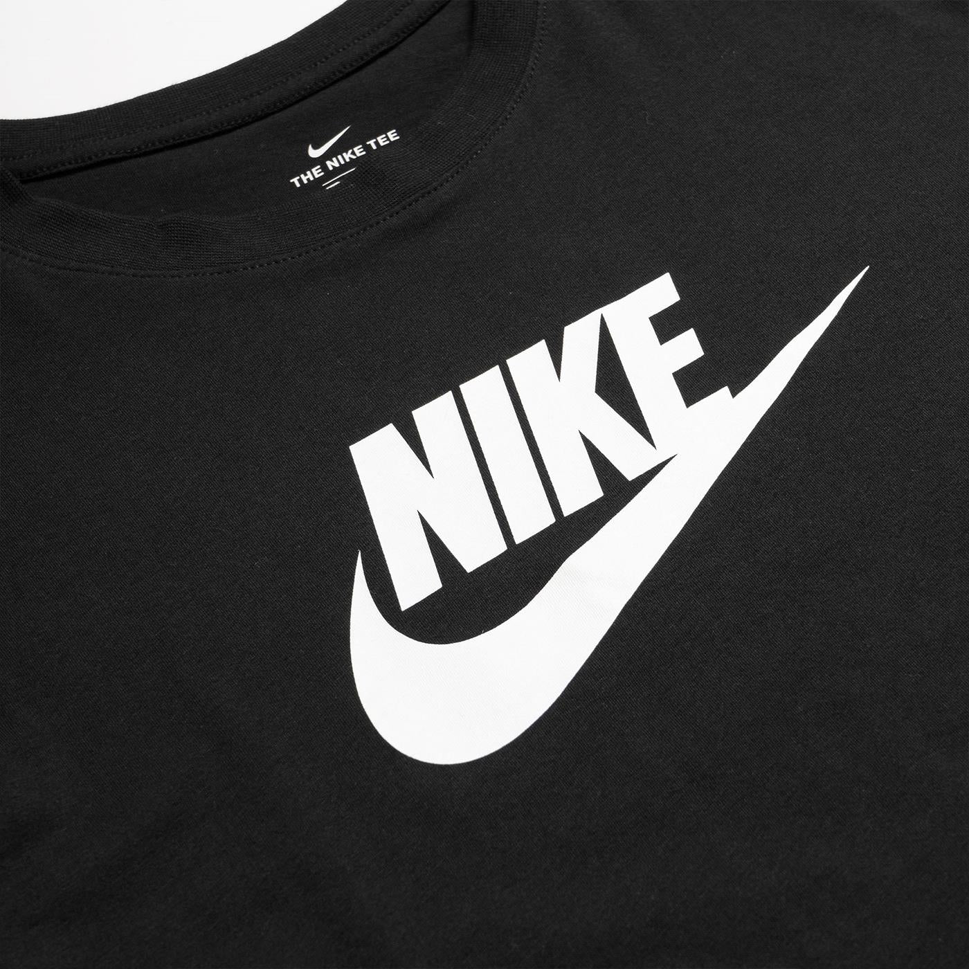 Nike Nsw Tee Essntl Crp Icn Black/White - Image 3