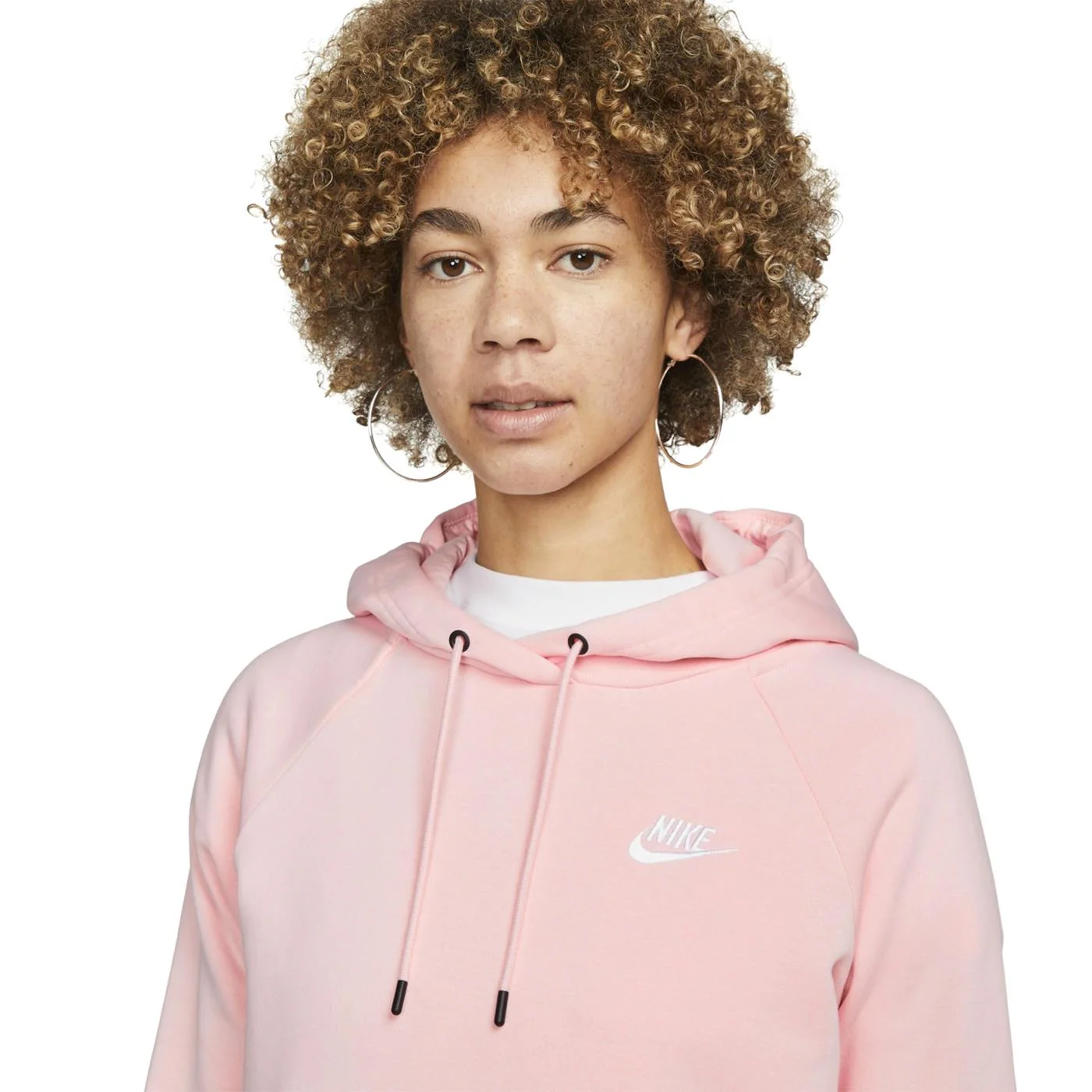 Nike W Nsw Essential Fleece FO Atmosphere/White - Image 2
