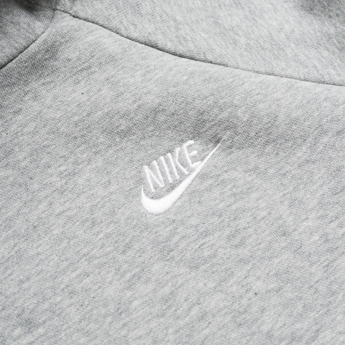 Nike W Nsw Essential Fleece Funnel Hoody Dark Grey Heather - Image 2