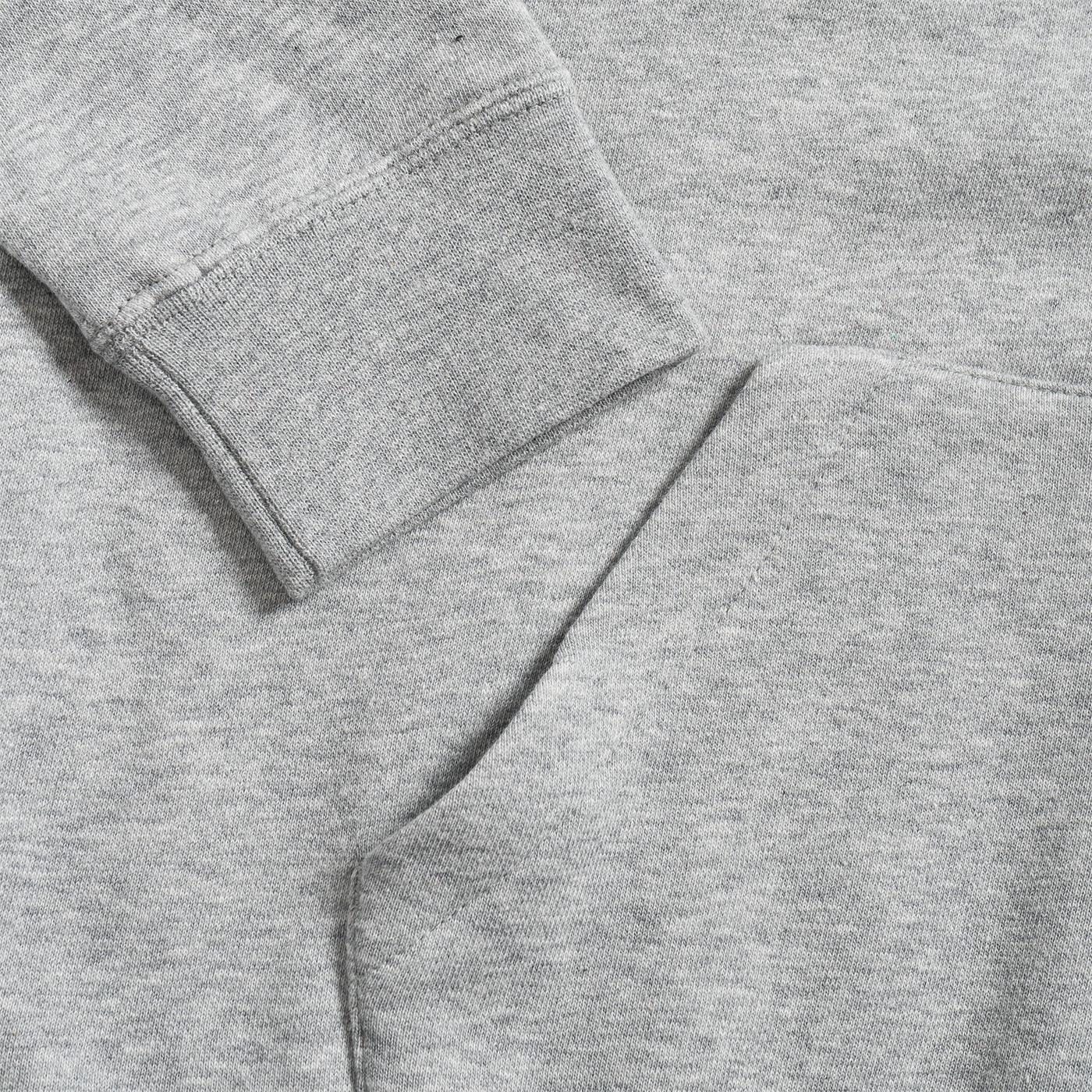Nike W Nsw Essential Fleece Funnel Hoody Dark Grey Heather - Image 3