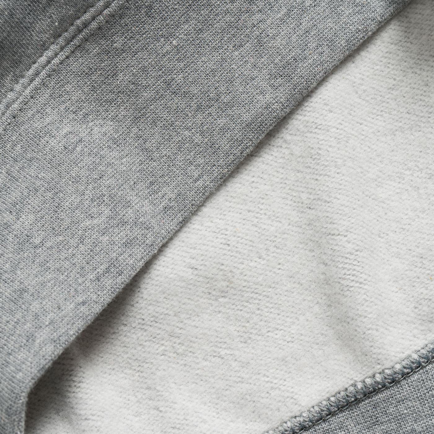 Nike W Nsw Essential Fleece Funnel Hoody Dark Grey Heather - Image 4