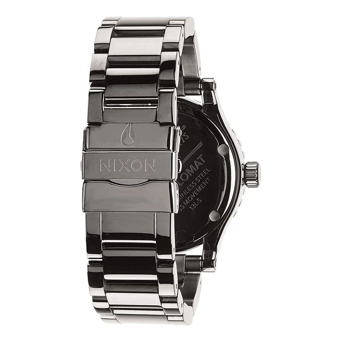 Nixon Diplomat Ss 45 Mm Polished Gunmetal/Lum - Image 3