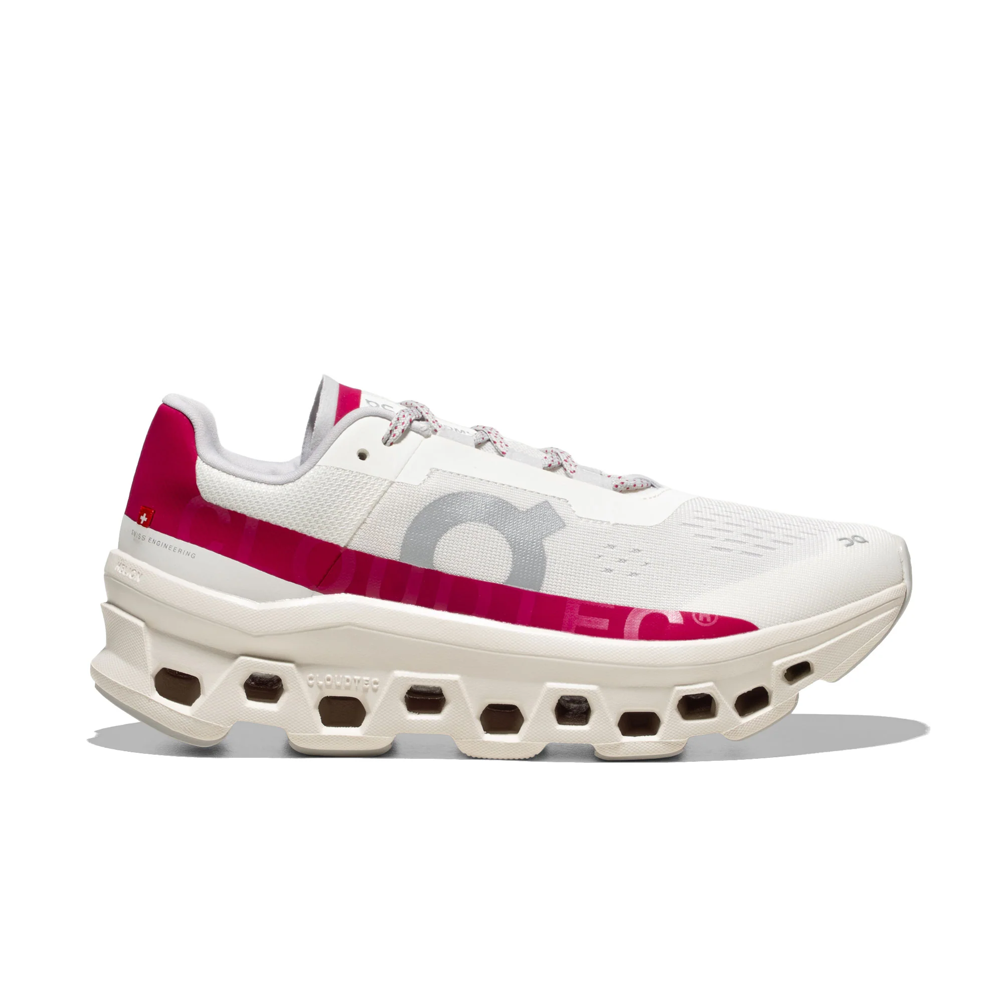 On Running Cloudmonster Ivory/Grenadine