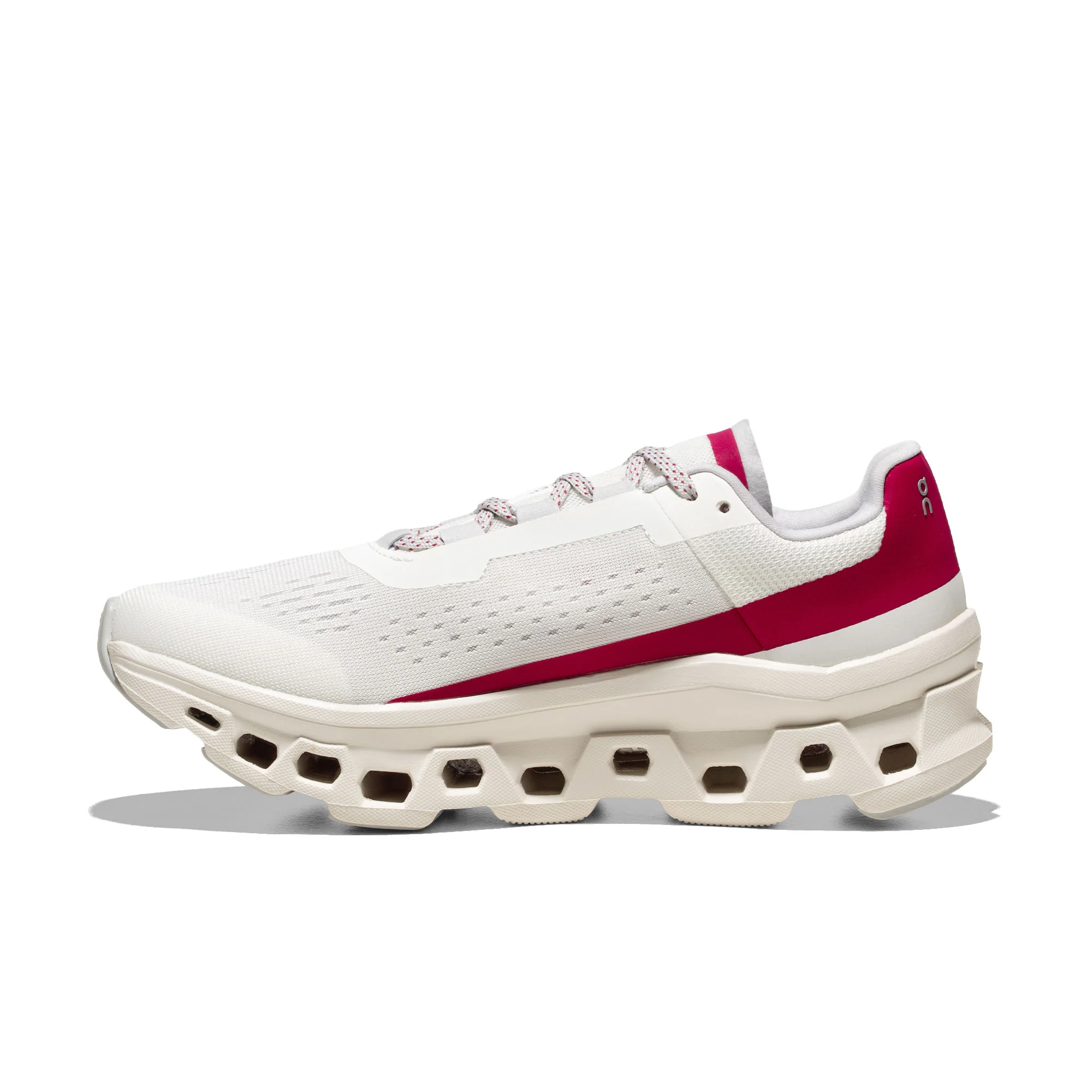 On Running Cloudmonster Ivory/Grenadine - Image 3