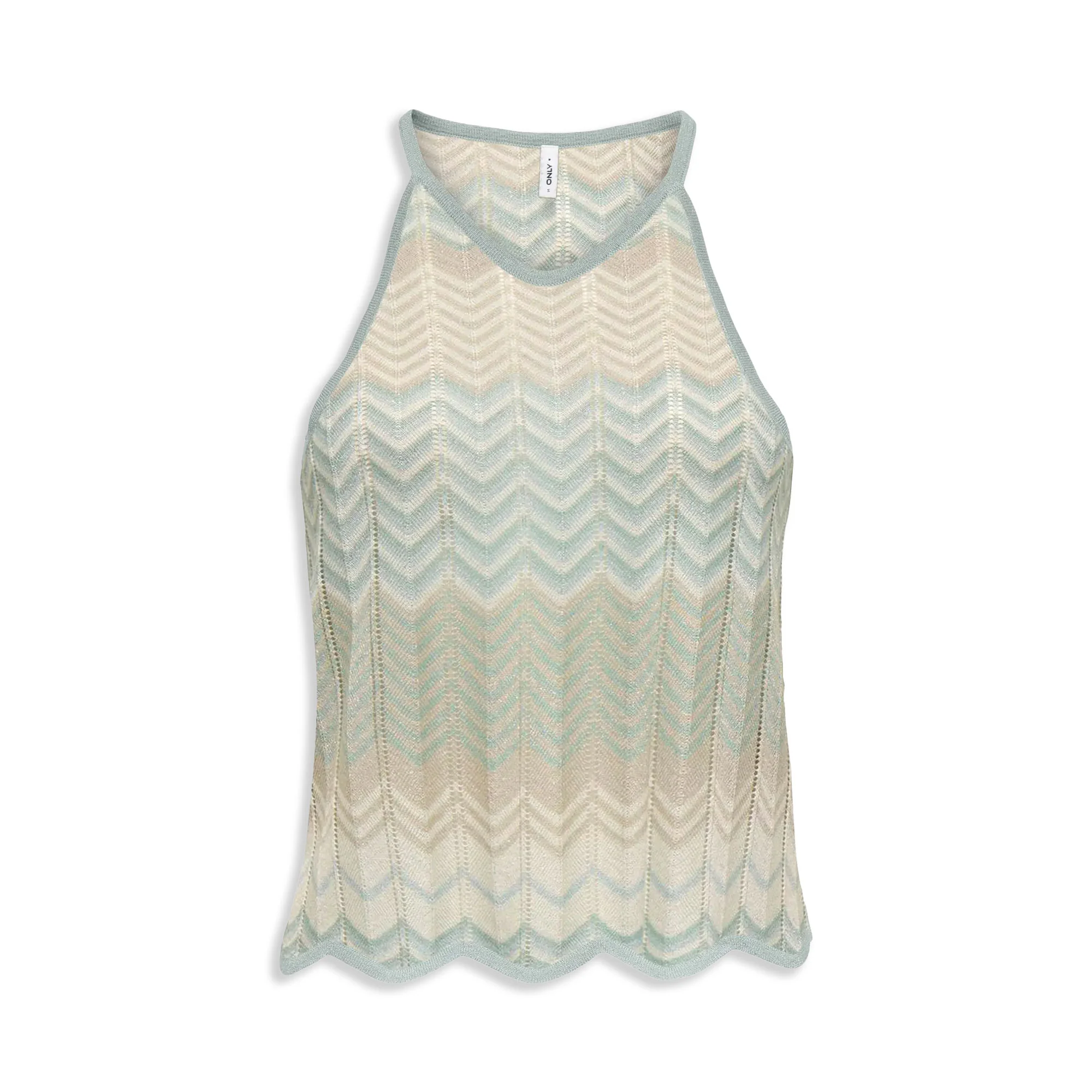 Only Alvira Life SL Glitter Top Knt Cloud Blue/Cloud Blue