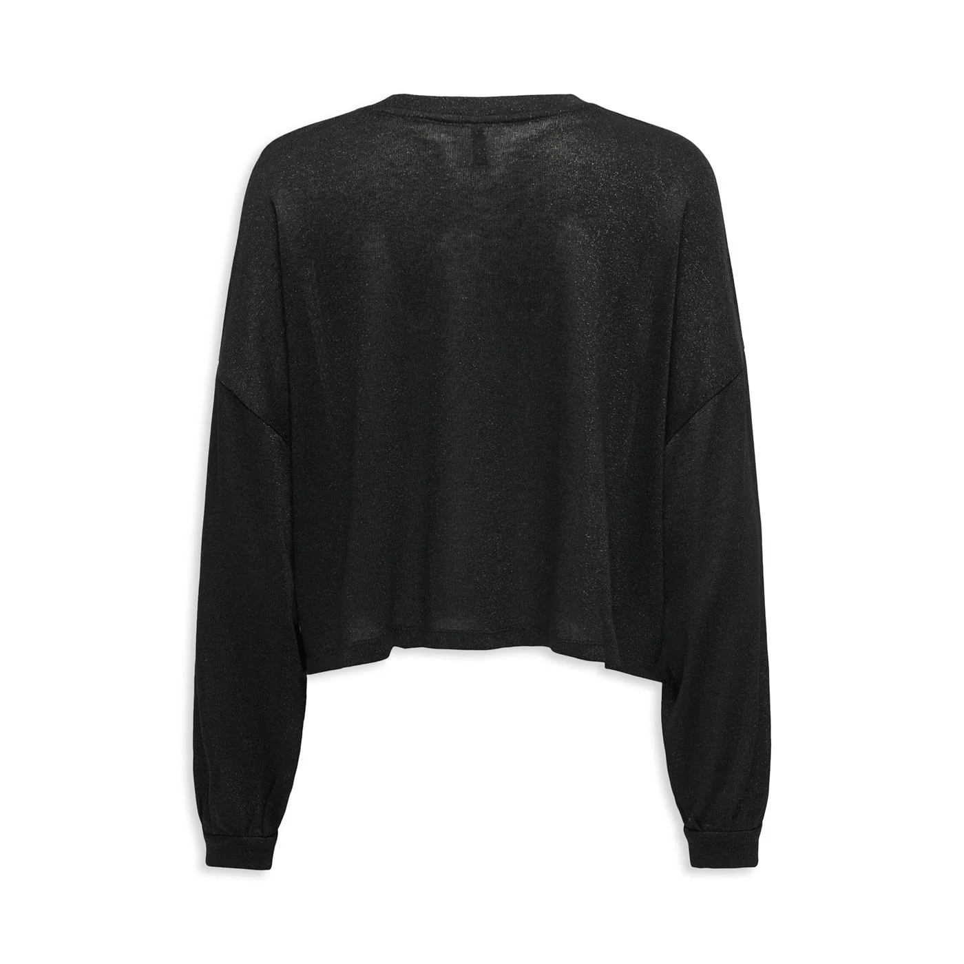 Only Amber L/S Loose Glitter Top Black - Image 2