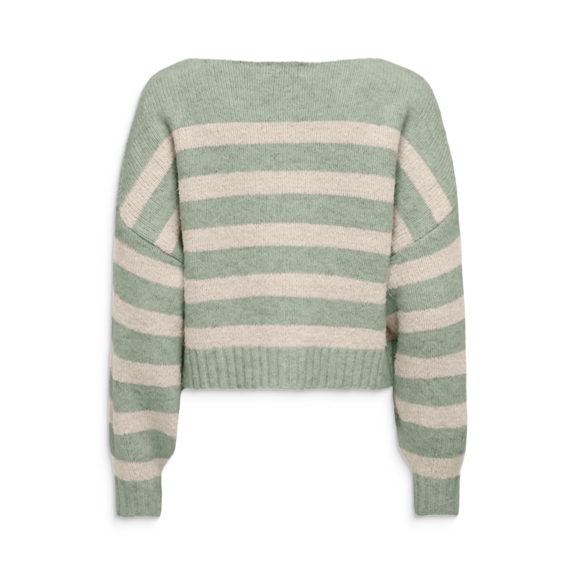 Only Aya Life L/S Boatneck CC Knit Desert Sage - Image 4