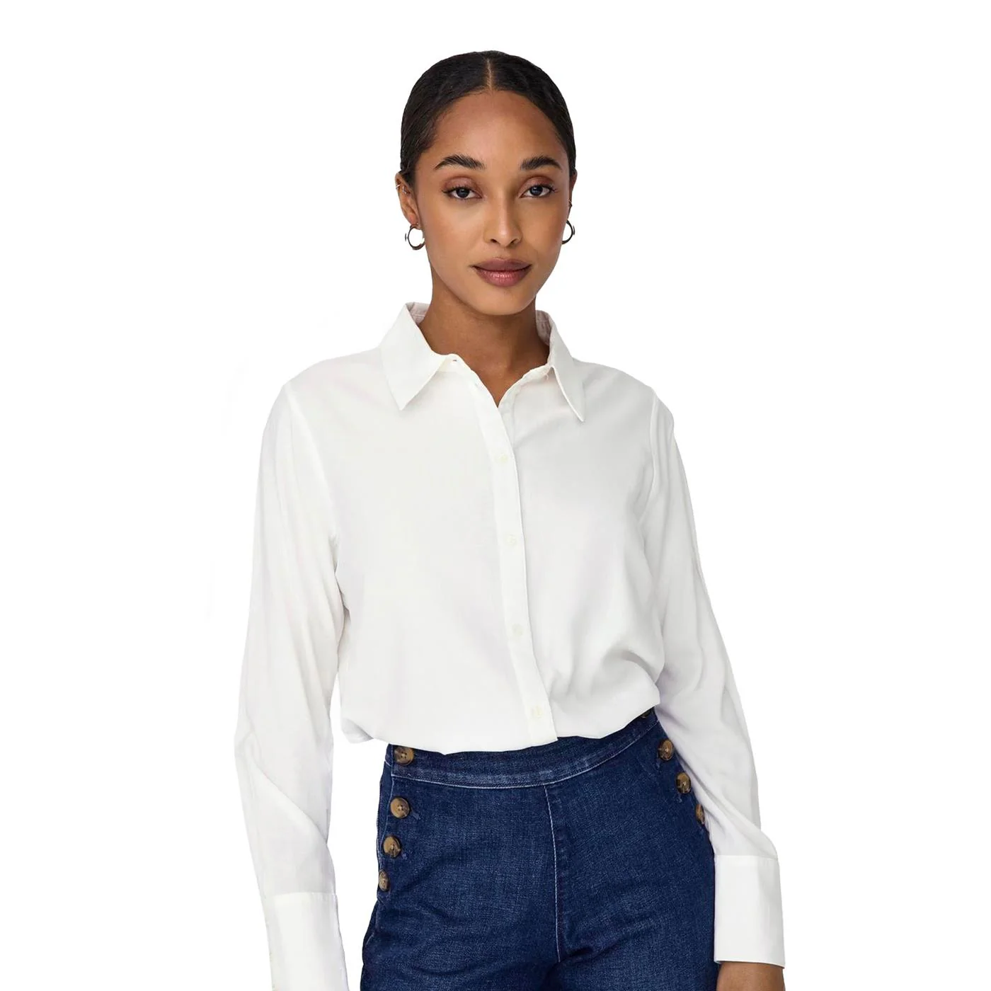Only Berit Life L/S Shirt Snow White